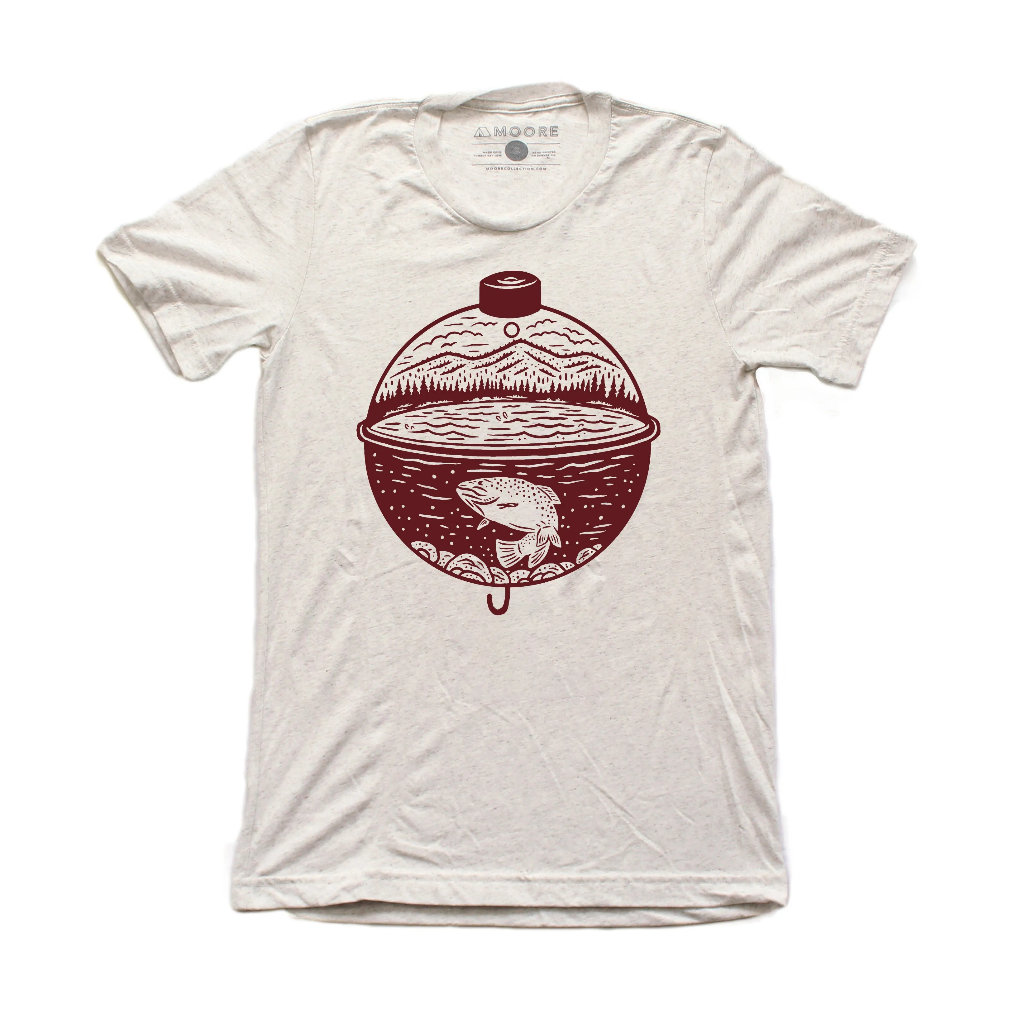 cotton material Bobber Tee-Prism Natural