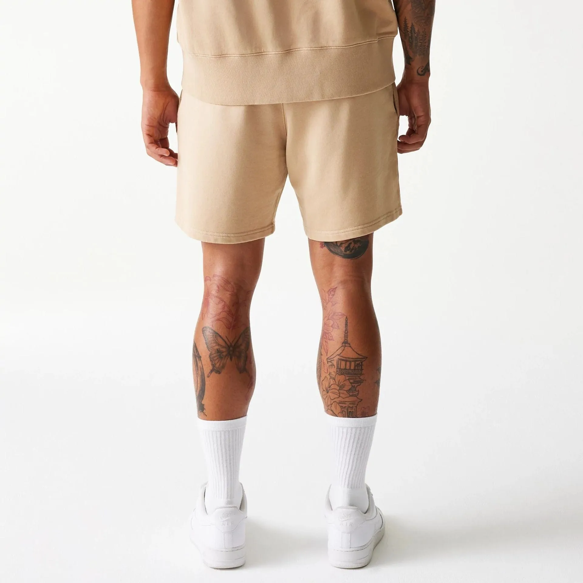 Linen shorts Chicago Bulls NBA Washed Beige Shorts