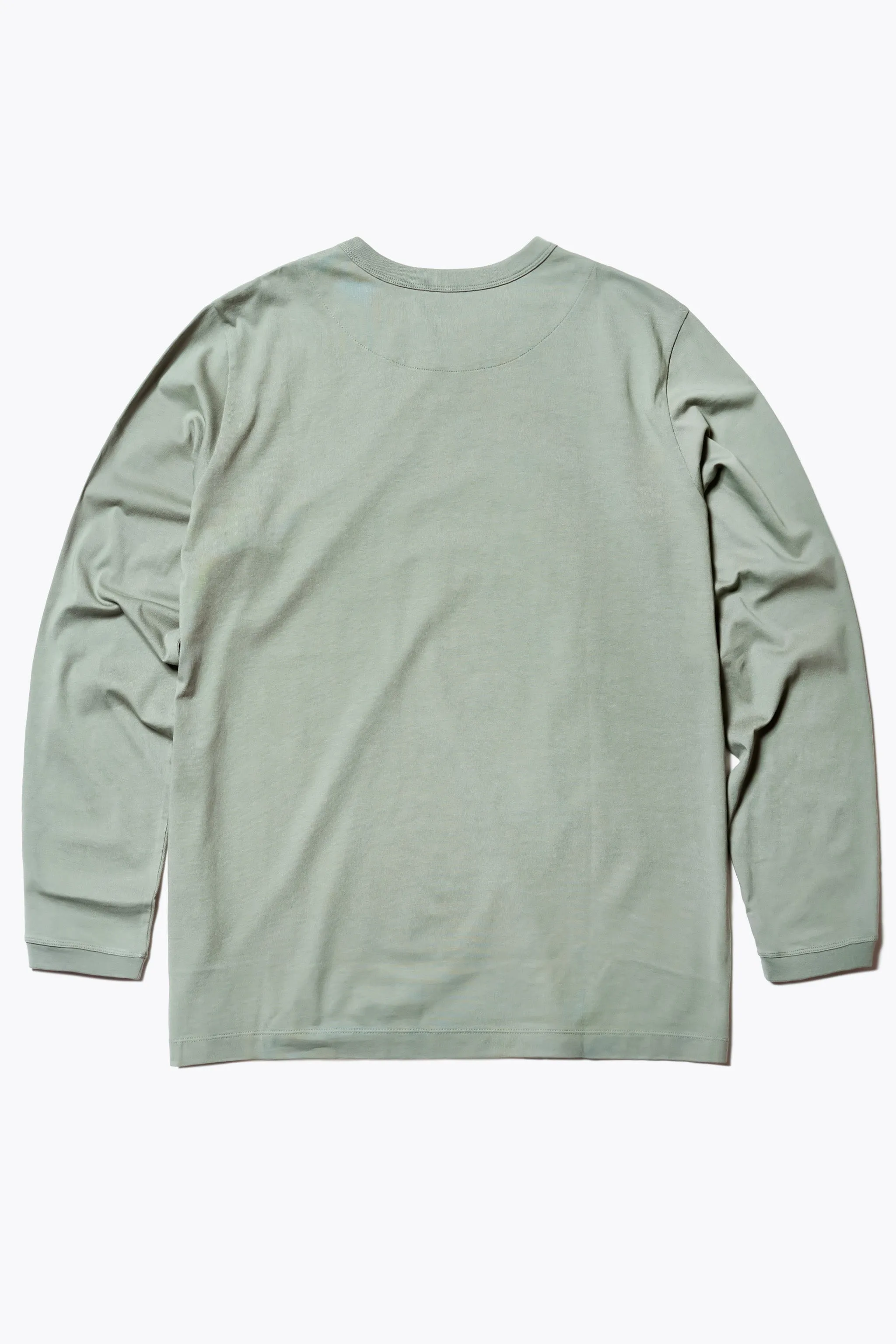 Simple and Chic Breathable Layer Offline L/S T-Shirt Sage Green