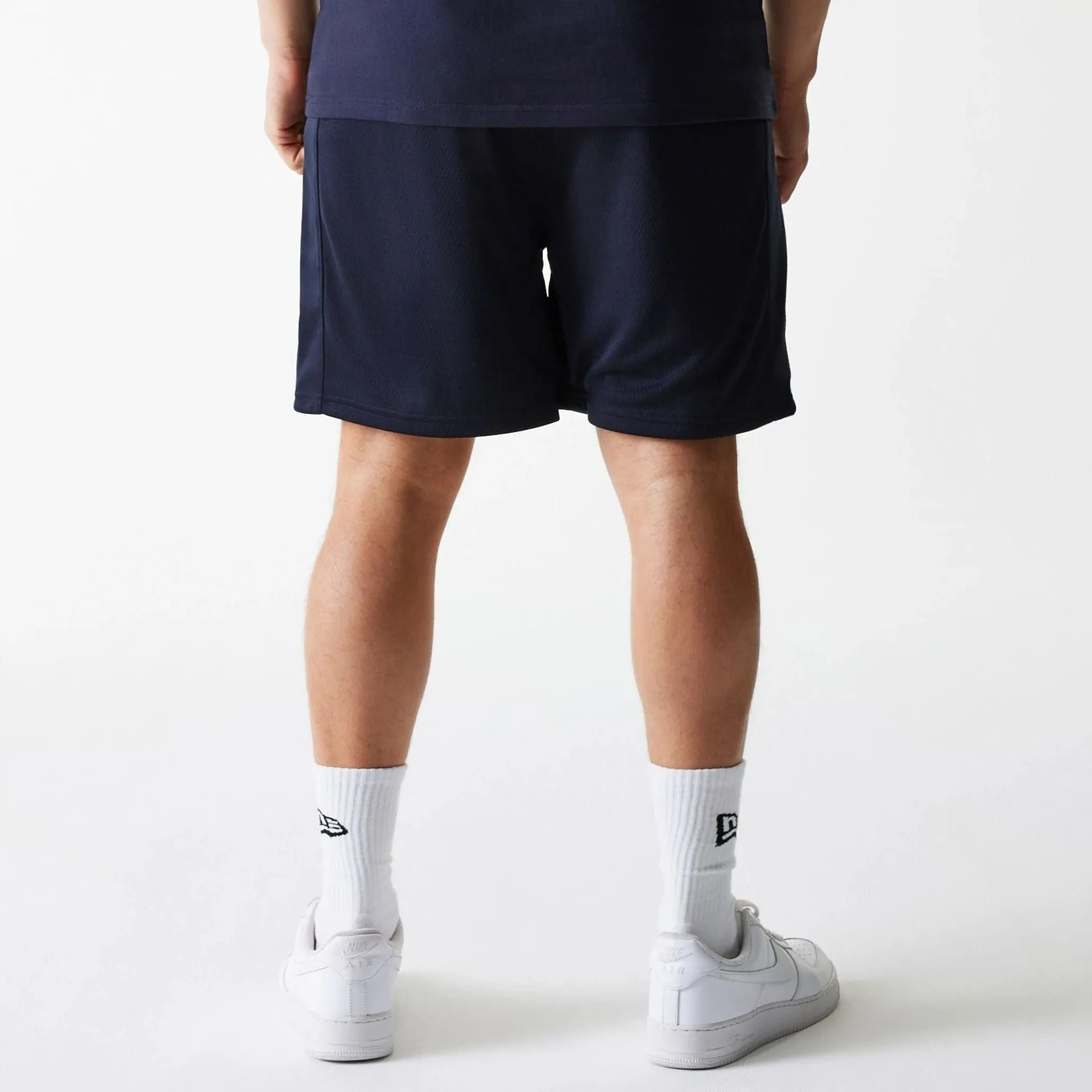 Style Basic Boston Celtics NBA Arch Graphic Navy Mesh Shorts