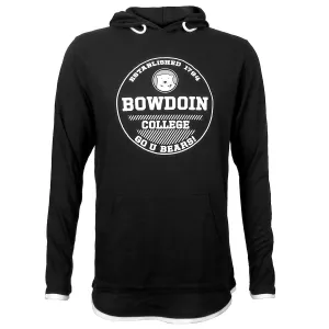 product loop stability Bowdoin College Miles Hooded Tee from MV Sport