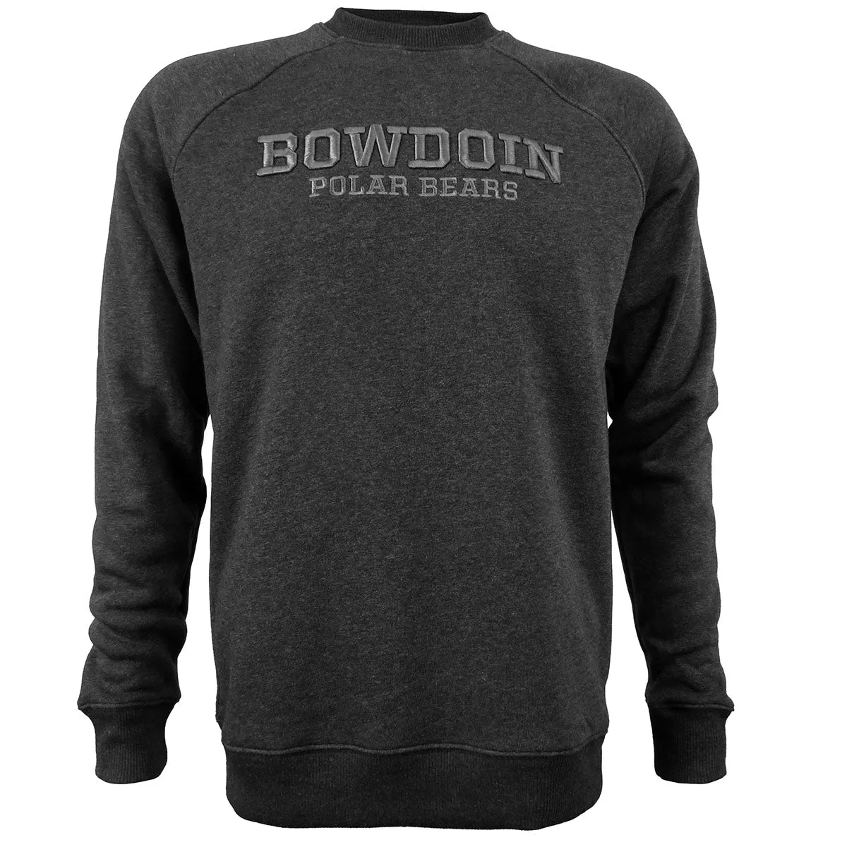 Bowdoin Polar Bears Triumph Raglan Crew from Champion Weekend Layer