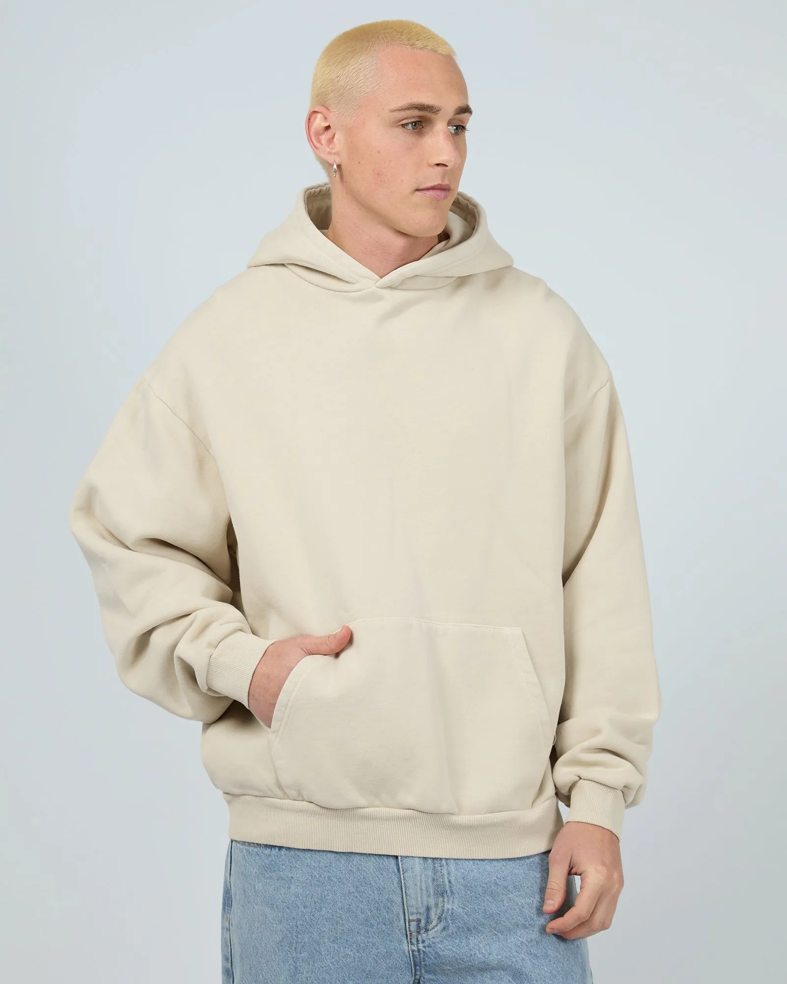 Box Hoodie Chalk adults'