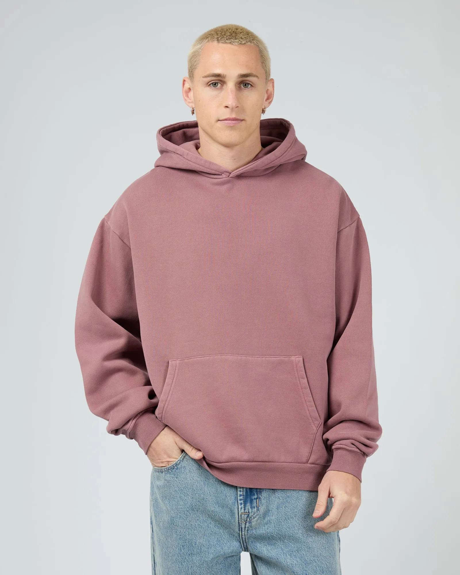 Box Hoodie Plum Antibacterial