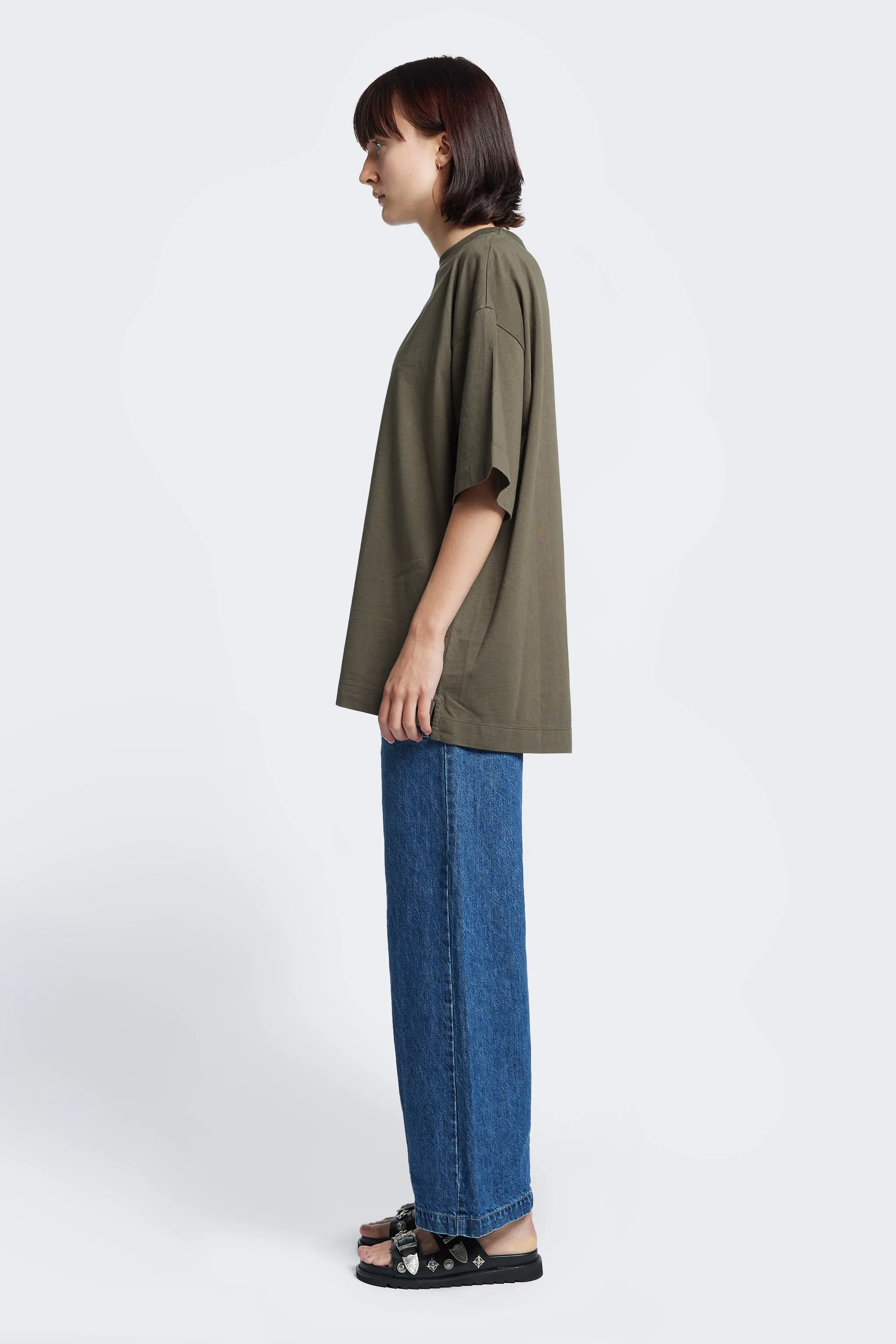 Monolith Unisex Tee Olive Bright Color