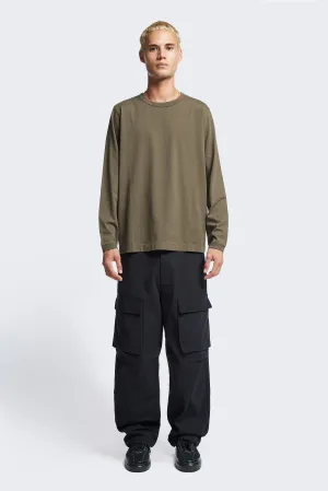Offline L/S T-Shirt Olive Modern Style Trend