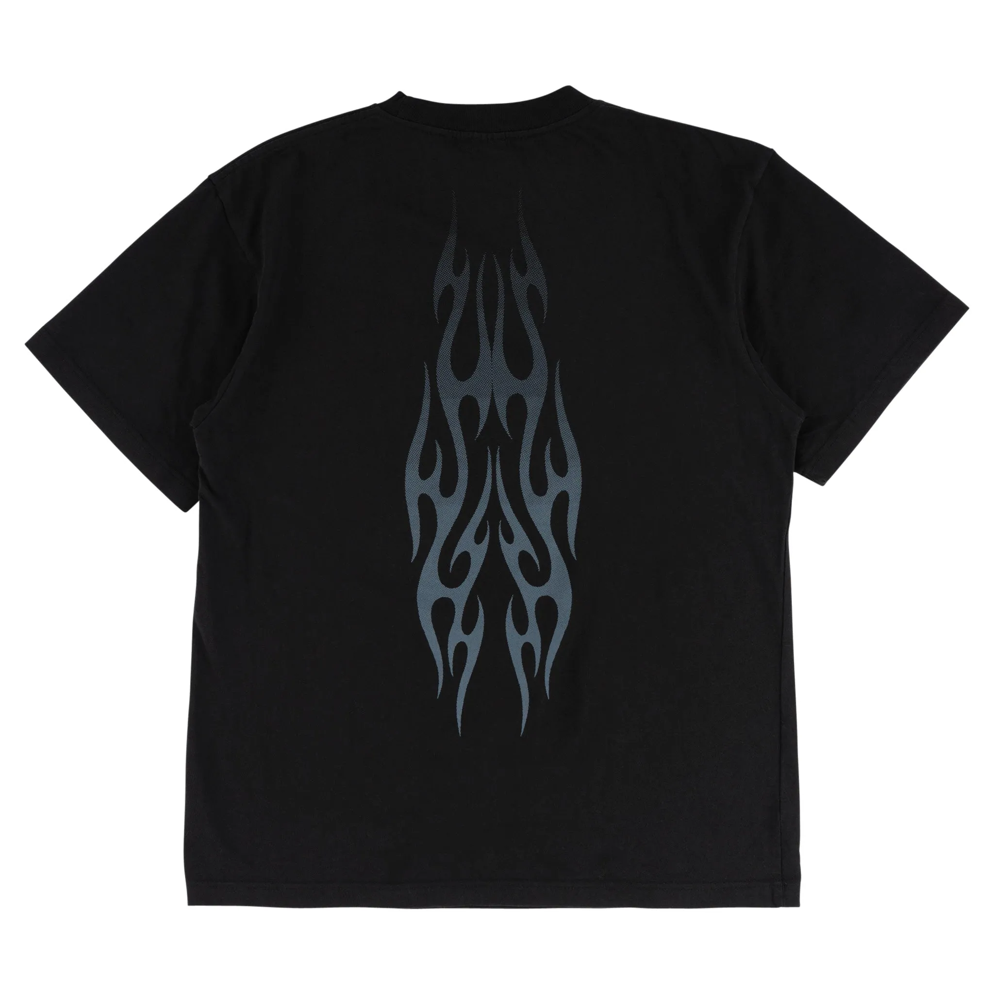 Stylish Layer Look Brevity Boxy Garment-Dyed Tee