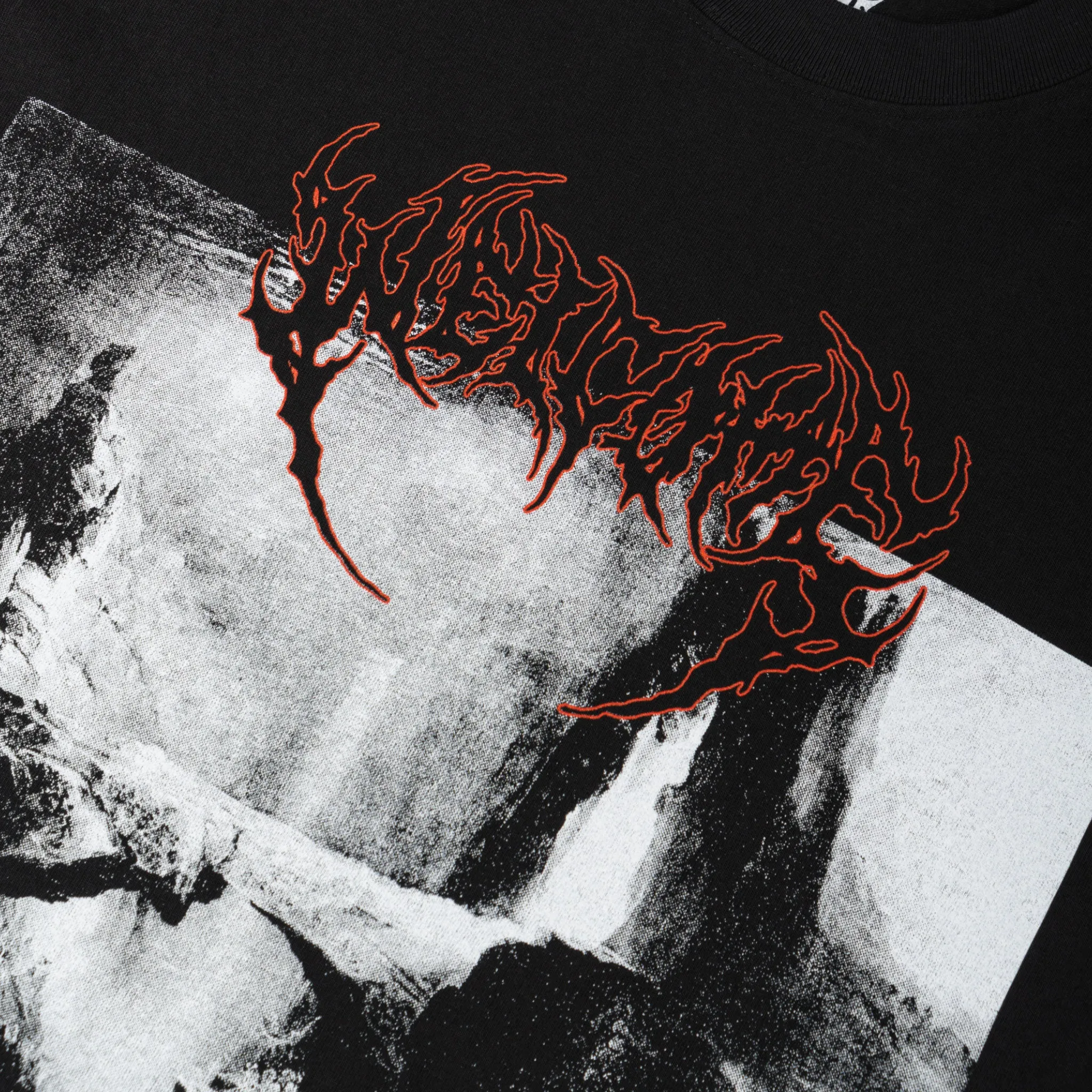 Minimalist Design Bridge Boxy Garment-Dyed Tee