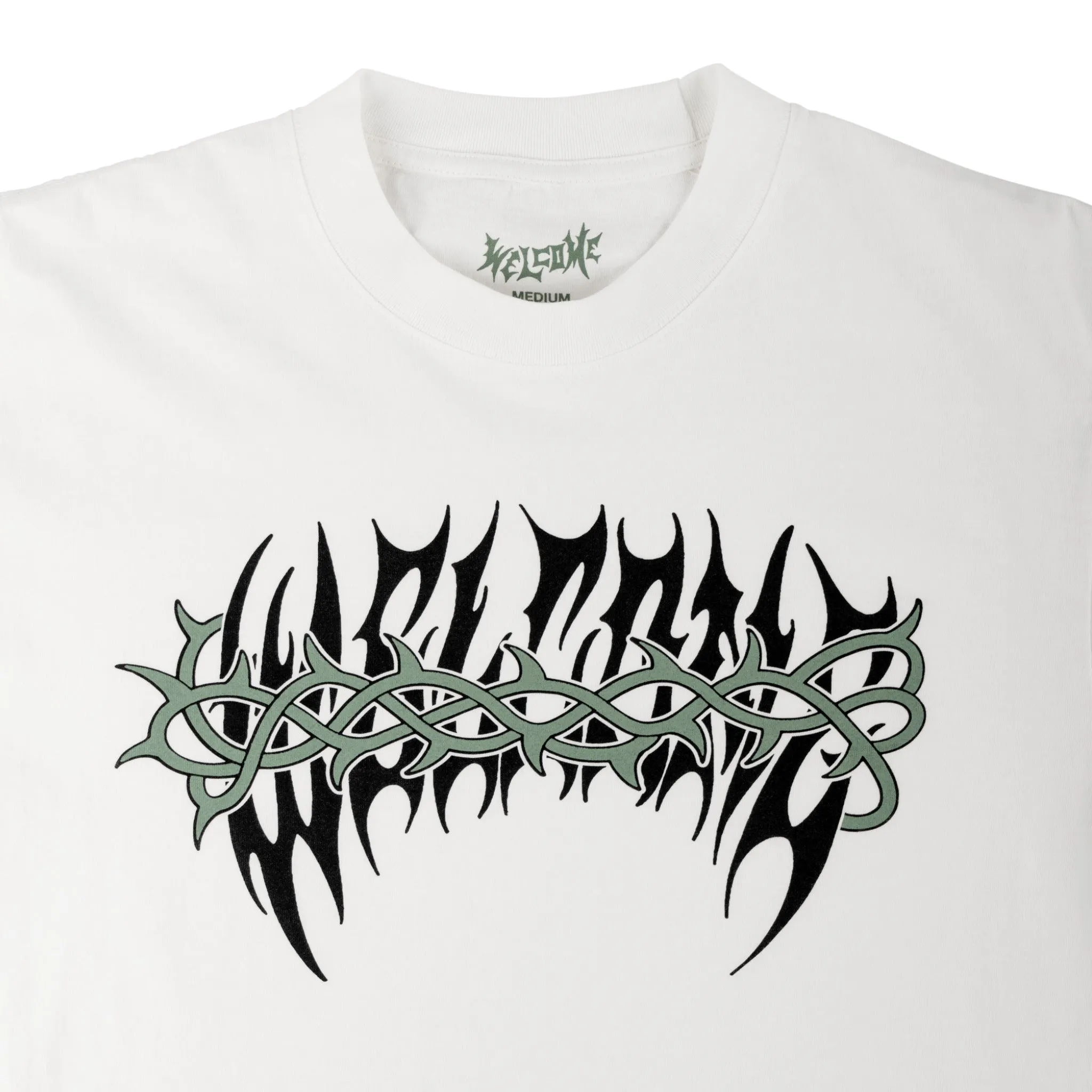 homecoming kids' Brier Printed Boxy Garment-Dyed Tee - White