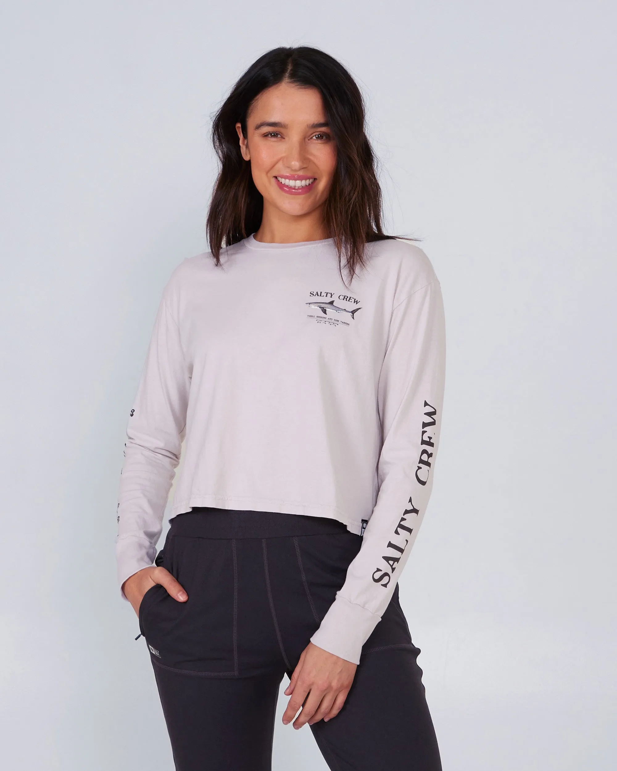 Smart Casual Look Bruce Long Sleeve Crop - Natural