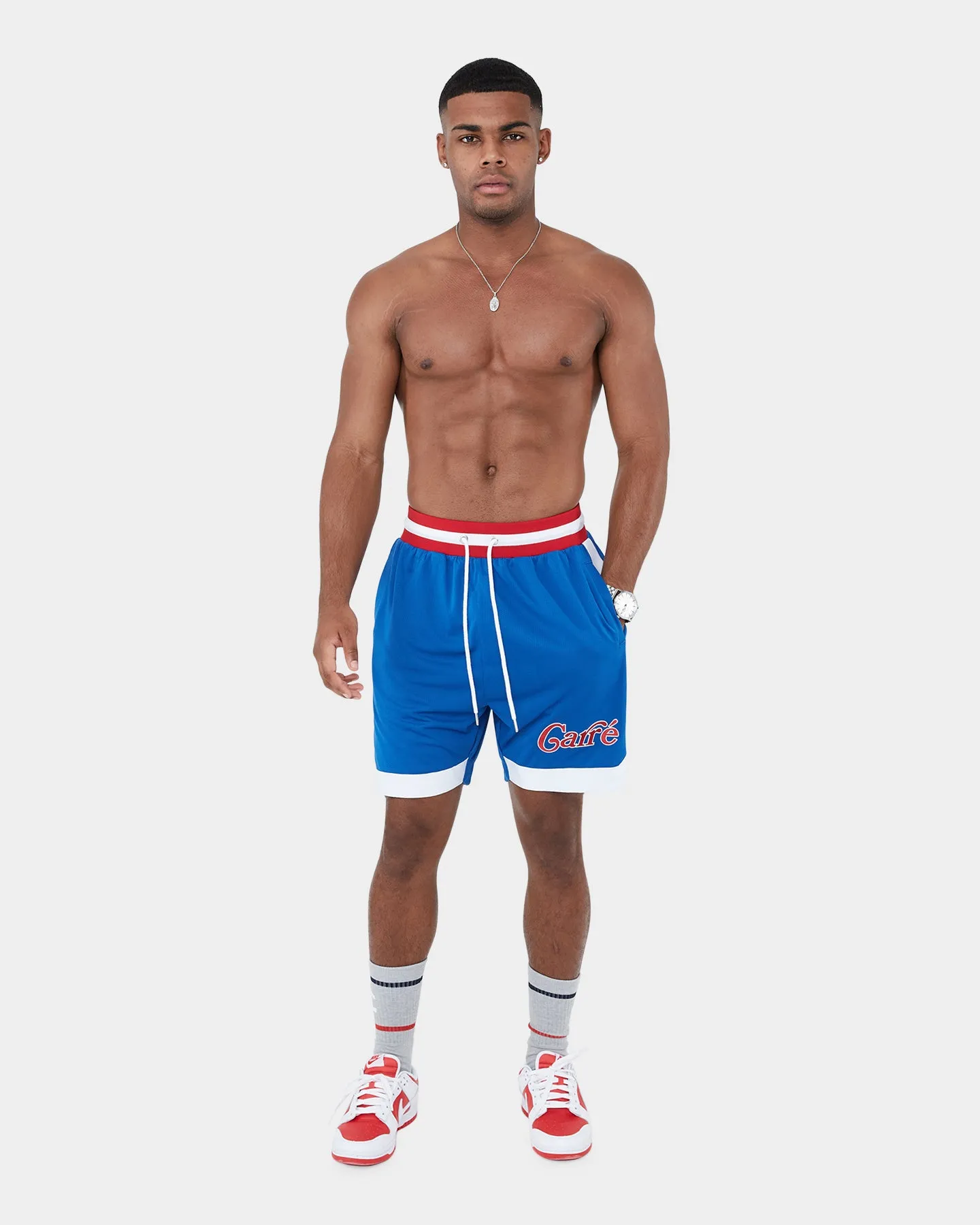 Light Flex Wear Carre Volle Ball Short Blue
