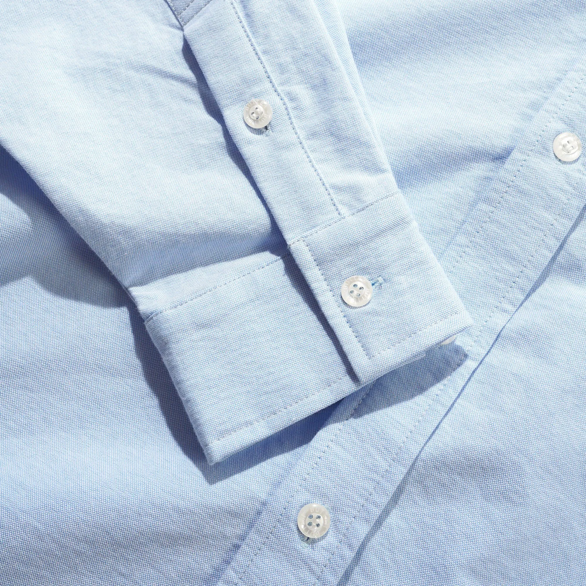 Gym Wear Butter Goods Spike Oxford Shirt - Blue