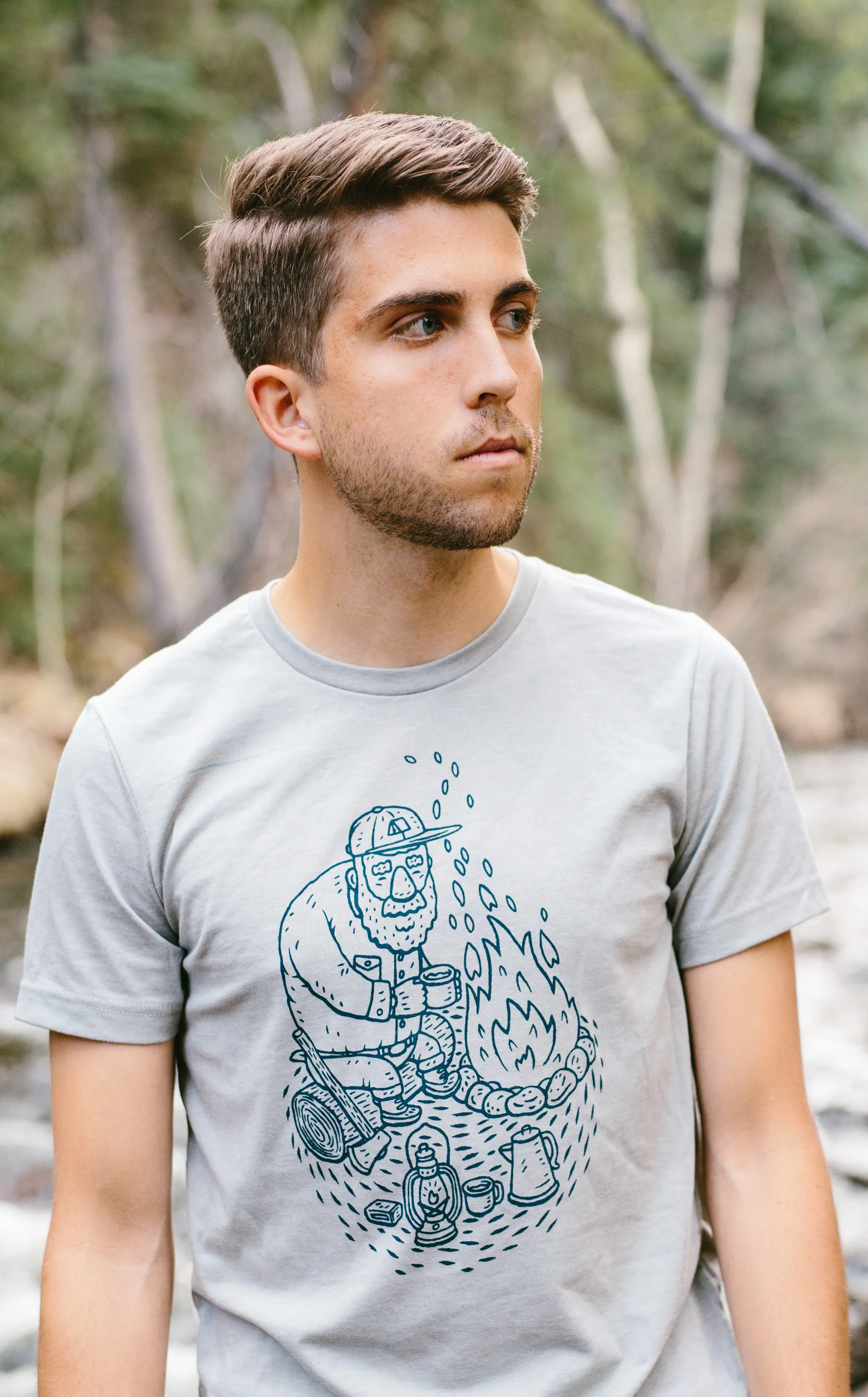 Campfire Tee Breathable Comfort Wear