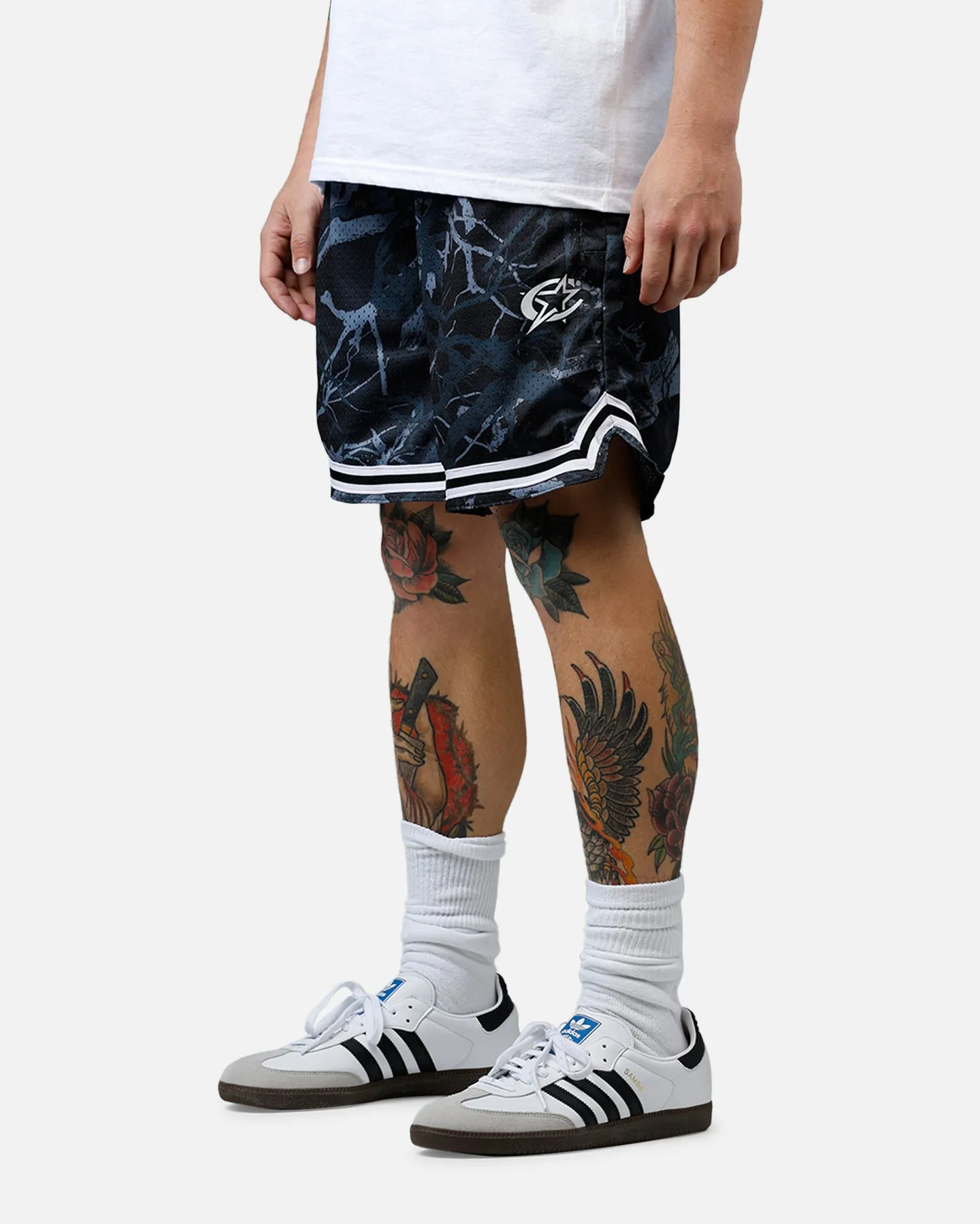 Carre Outlaw Mesh Shorts Black Real Tree Cap