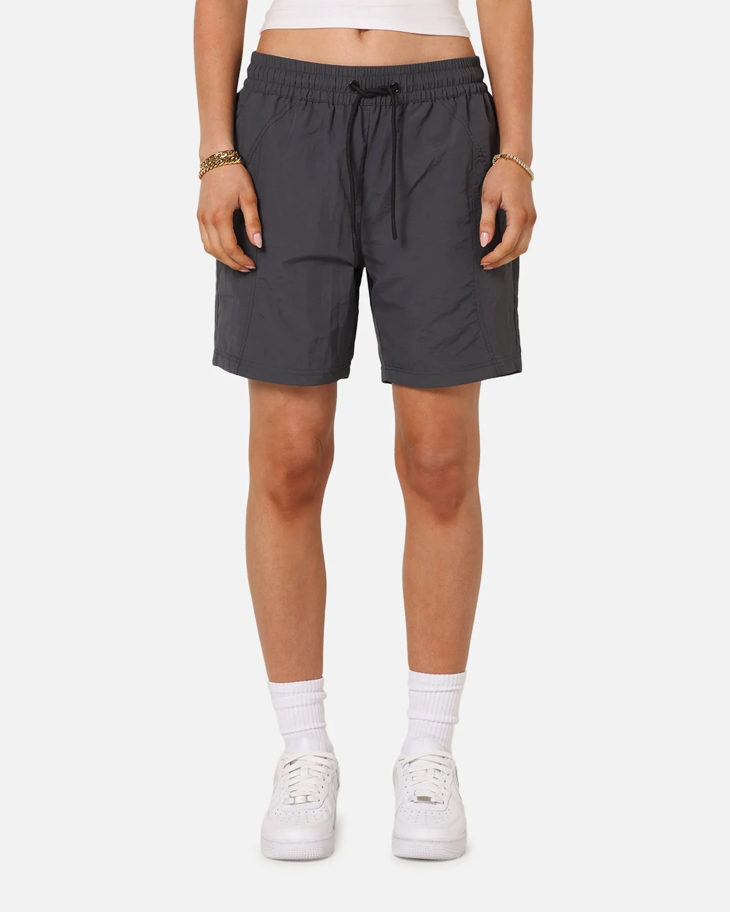 Daywear Basketball shorts Carre Panelled Nylon Shorts Black