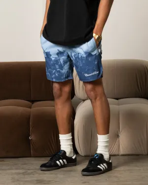 Sustainable No Bulky Feel Carre Victory Basketball Shorts Light Blue