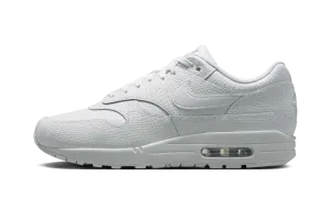 Cushioned Base Health Focused Shock Guard Air Max 1 Premium "White Snakeskin"