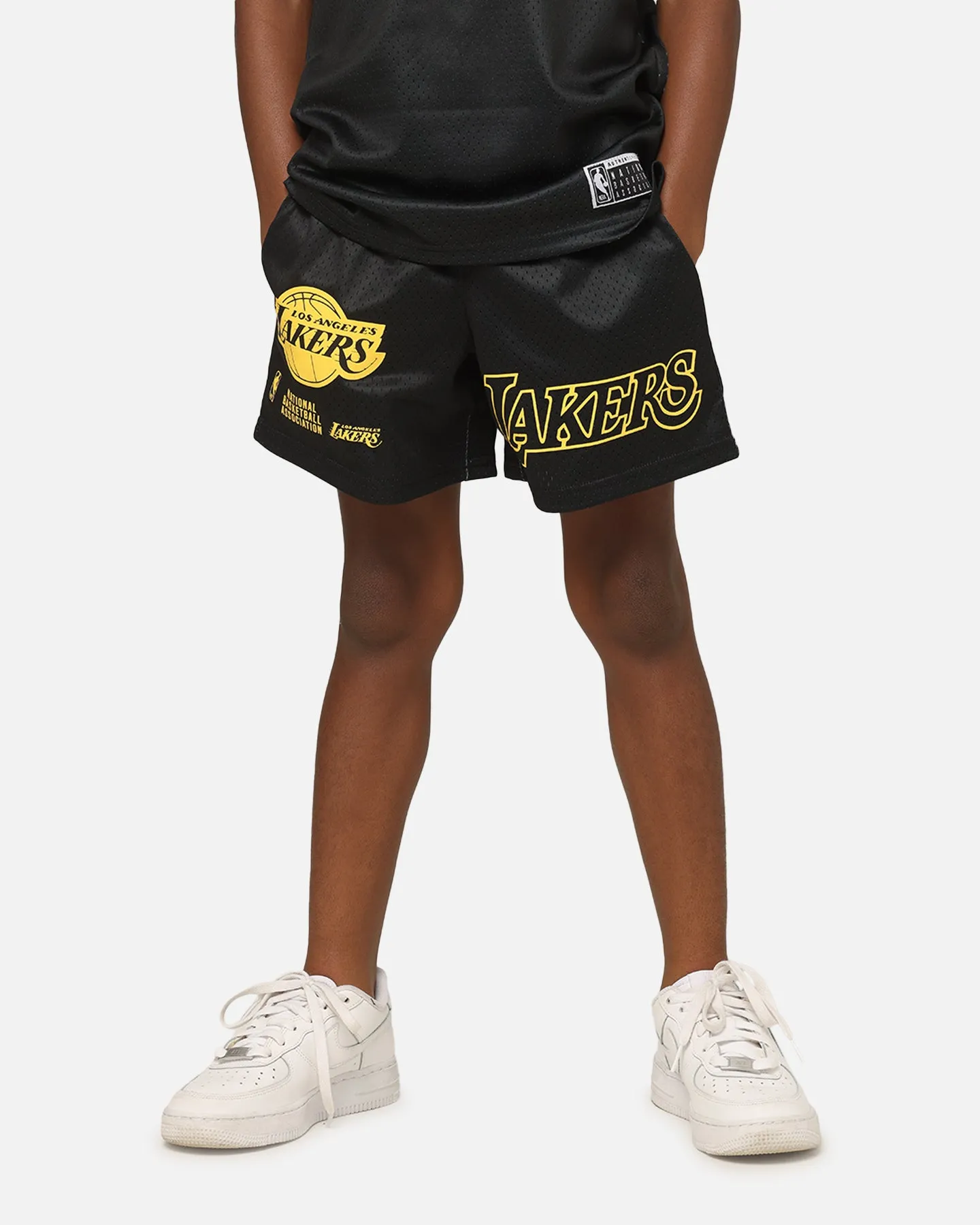 Fan gear NBA Kids' Los Angeles Lakers Duncan Mesh Shorts Black