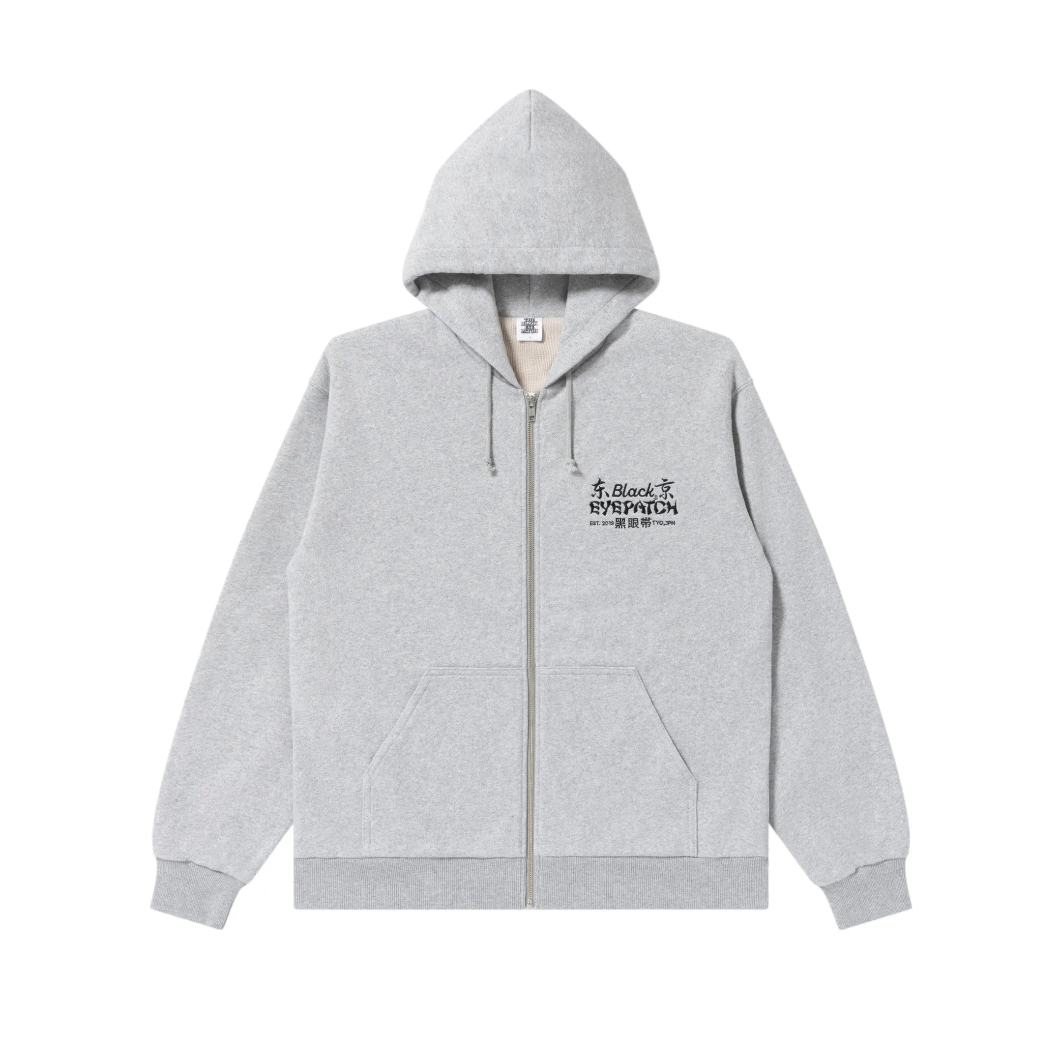OLDTOWN TOKYO ZIP HOODIE HEATHER GRAY Cozy And Warm Breathable fabric