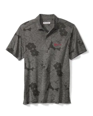 Sport Miramar Blooms Charcoal Polo from Tommy Bahama Winter Comfort