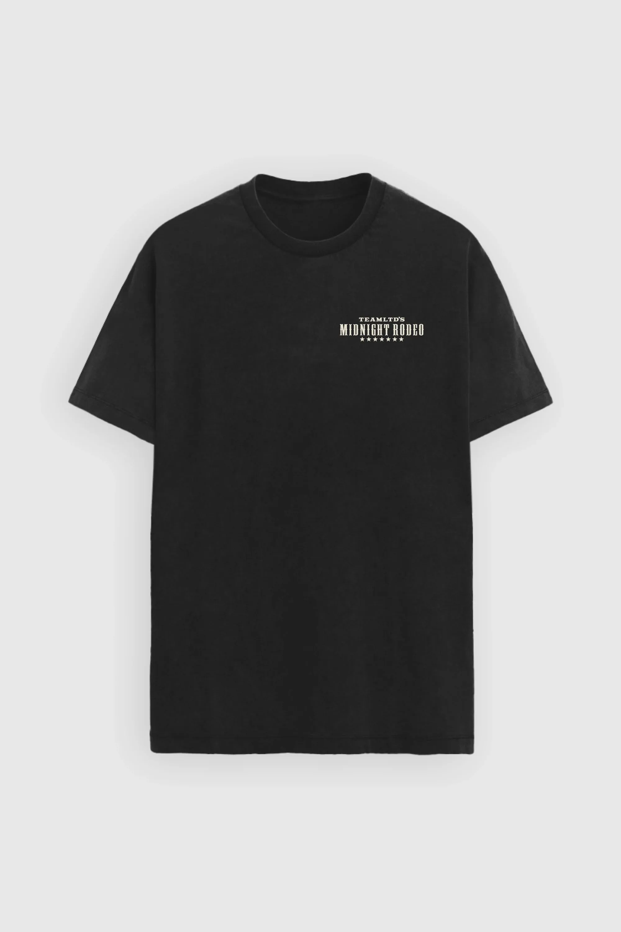 Comfy and Soft Black Midnight Rodeo Tee