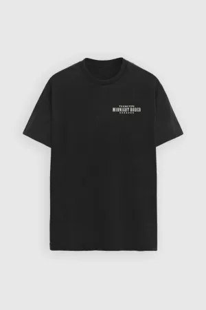 Black Midnight Rodeo Tee Subtle Details Relaxed Comfort Fit