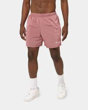 Champion LF Nylon Shorts Tickled Rose No Slip Waistband Eco Friendly Material