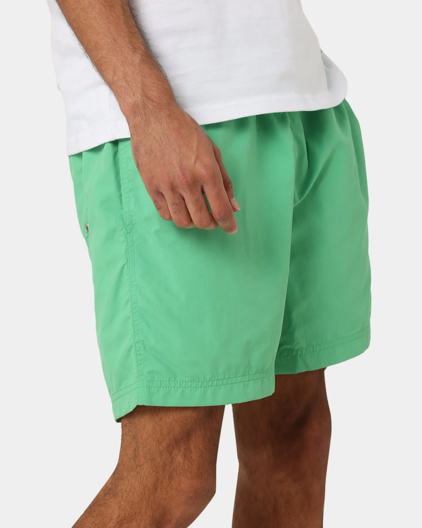 Champion Rebound Nylon Shorts Green Crisp Go Light