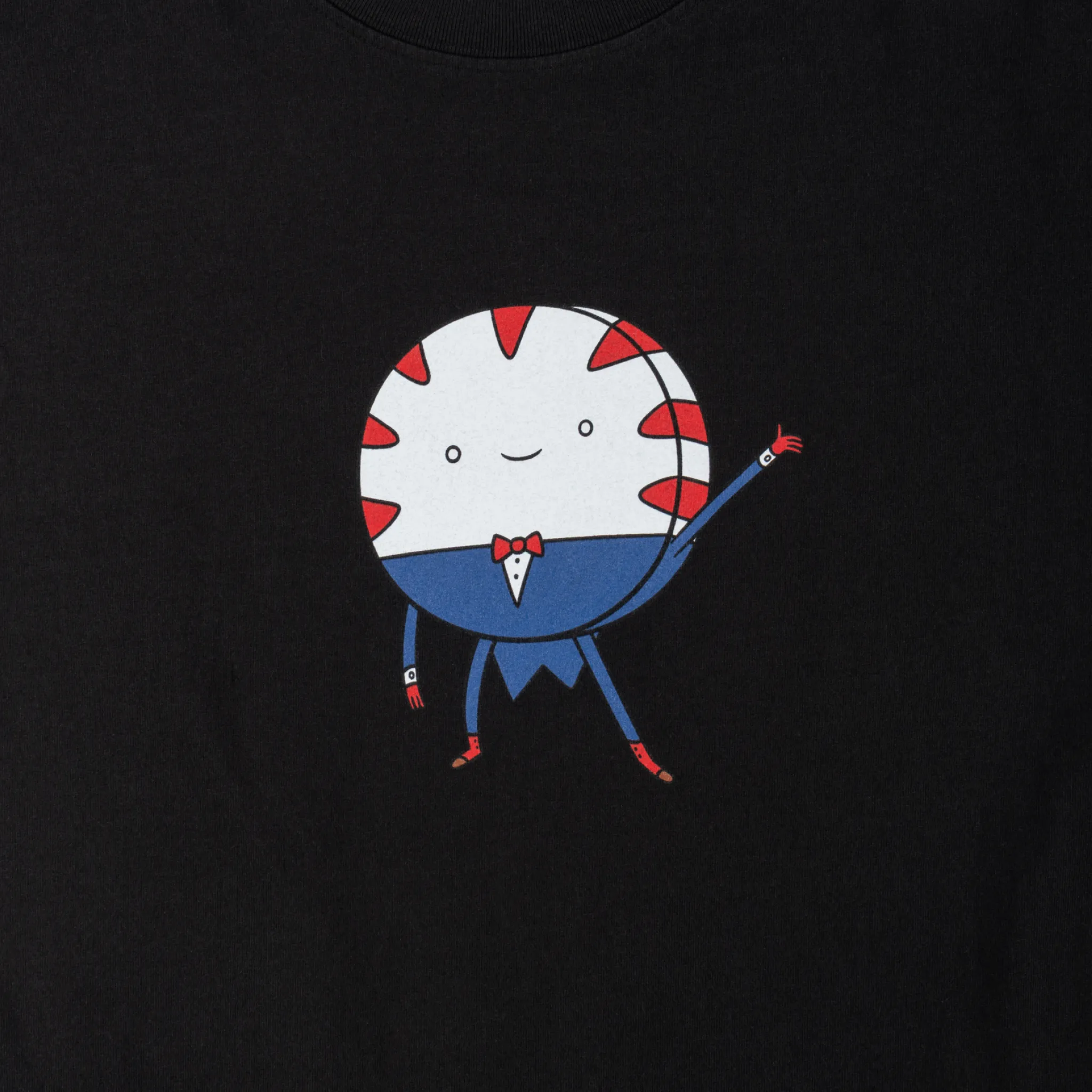Non Fading Material Essential Wardrobe ADVENTURE TIME X WELCOME - Peppermint Butler Boxy Garment-Dyed Tee