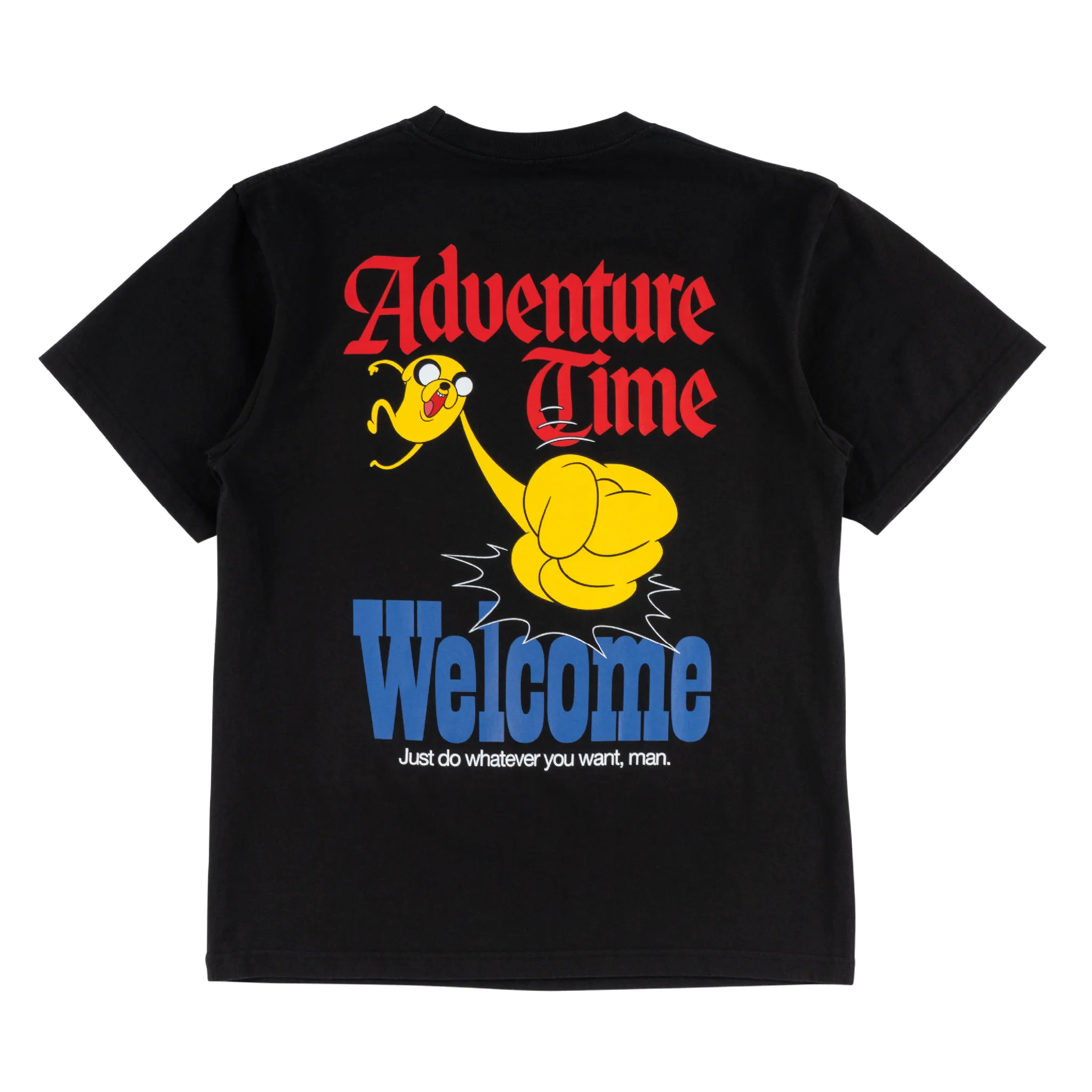ADVENTURE TIME X WELCOME - Peppermint Butler Boxy Garment-Dyed Tee Relaxed Layers HeatResistantMaterial
