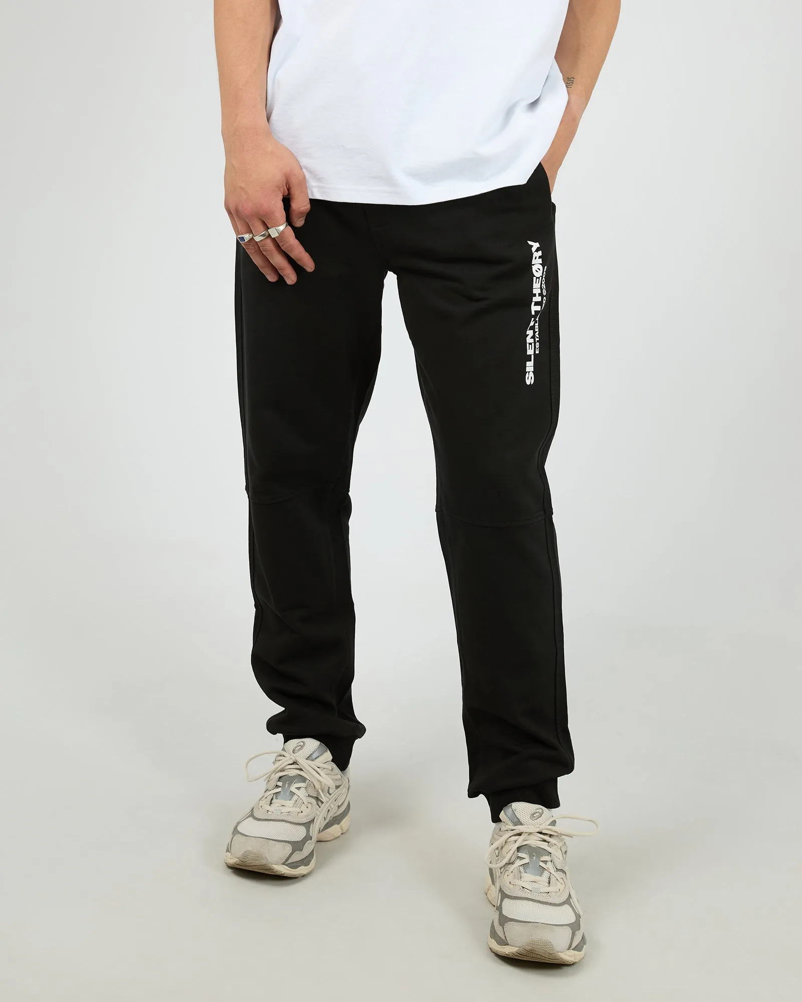 Pigment Fleece Pant Washed Black All Day Fit Durable Fit