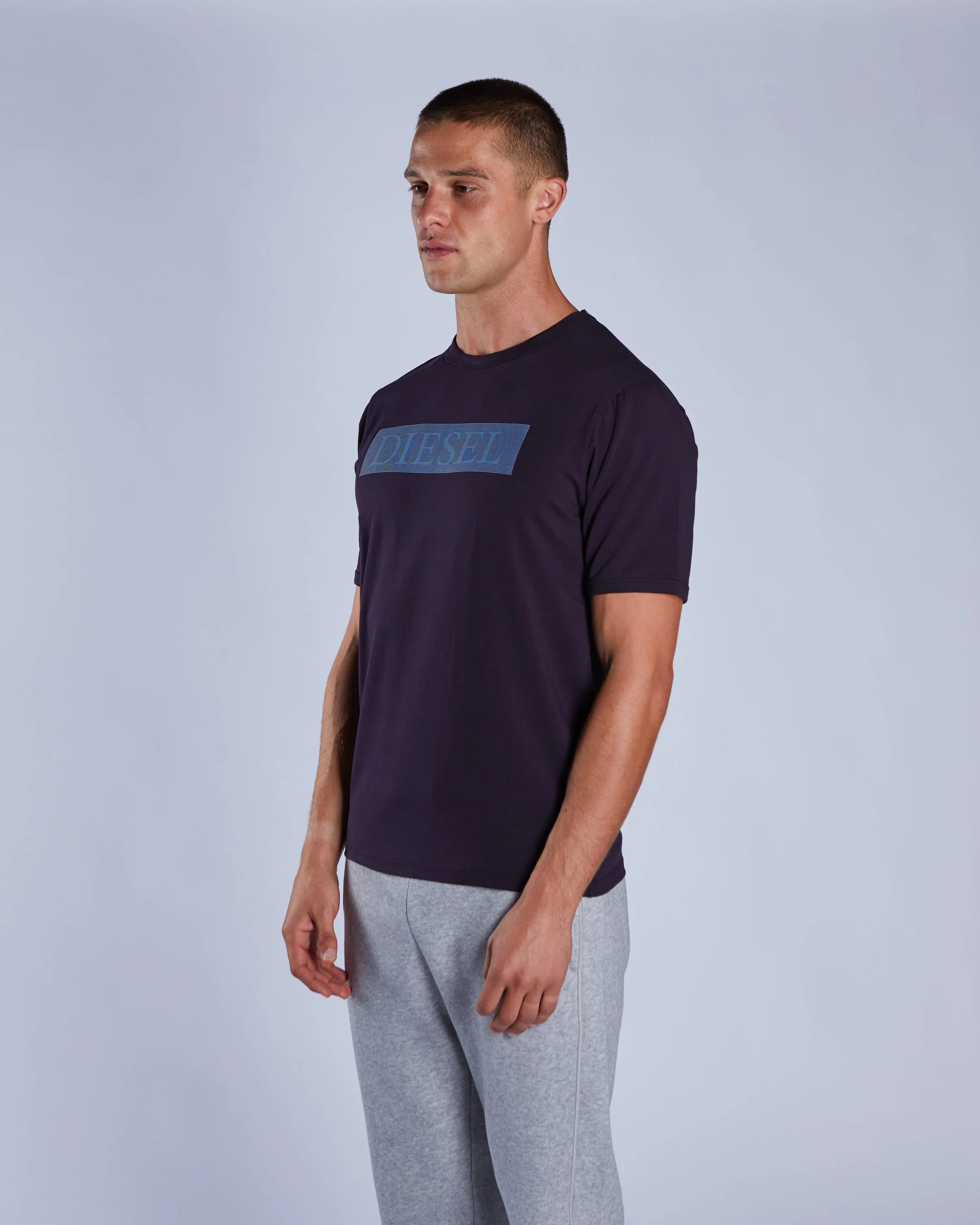 Vibrant Colors Comfortable Layering Archer Tee Deep Well