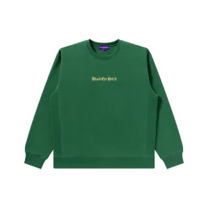 OE LOGO CREW SWEAT GREEN High-quality