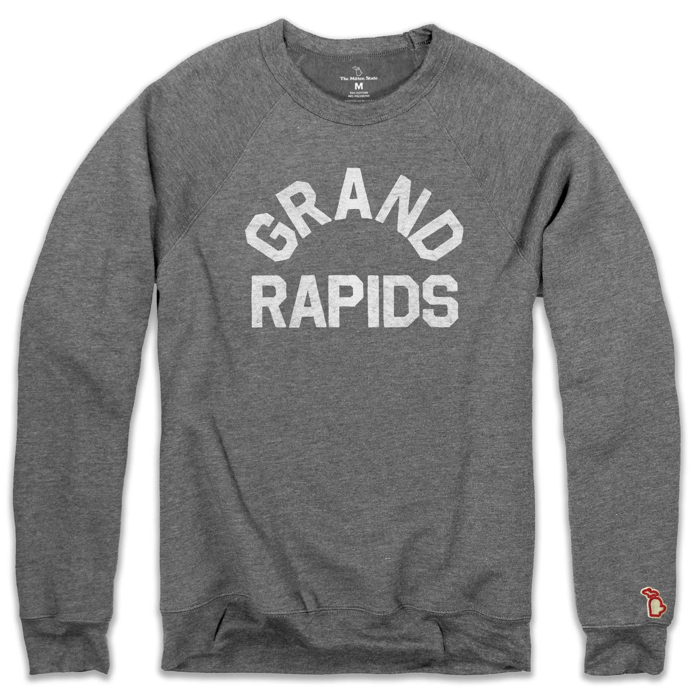 Tall Length GRAND RAPIDS ARCH FLEECE SWEATSHIRT (UNISEX)