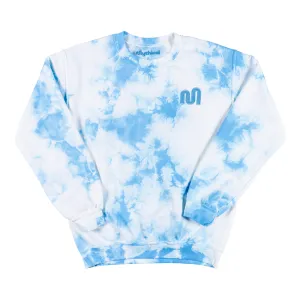 Fresh Active Mythical Embroidered Sweatshirt (Blue Crystal Wash)