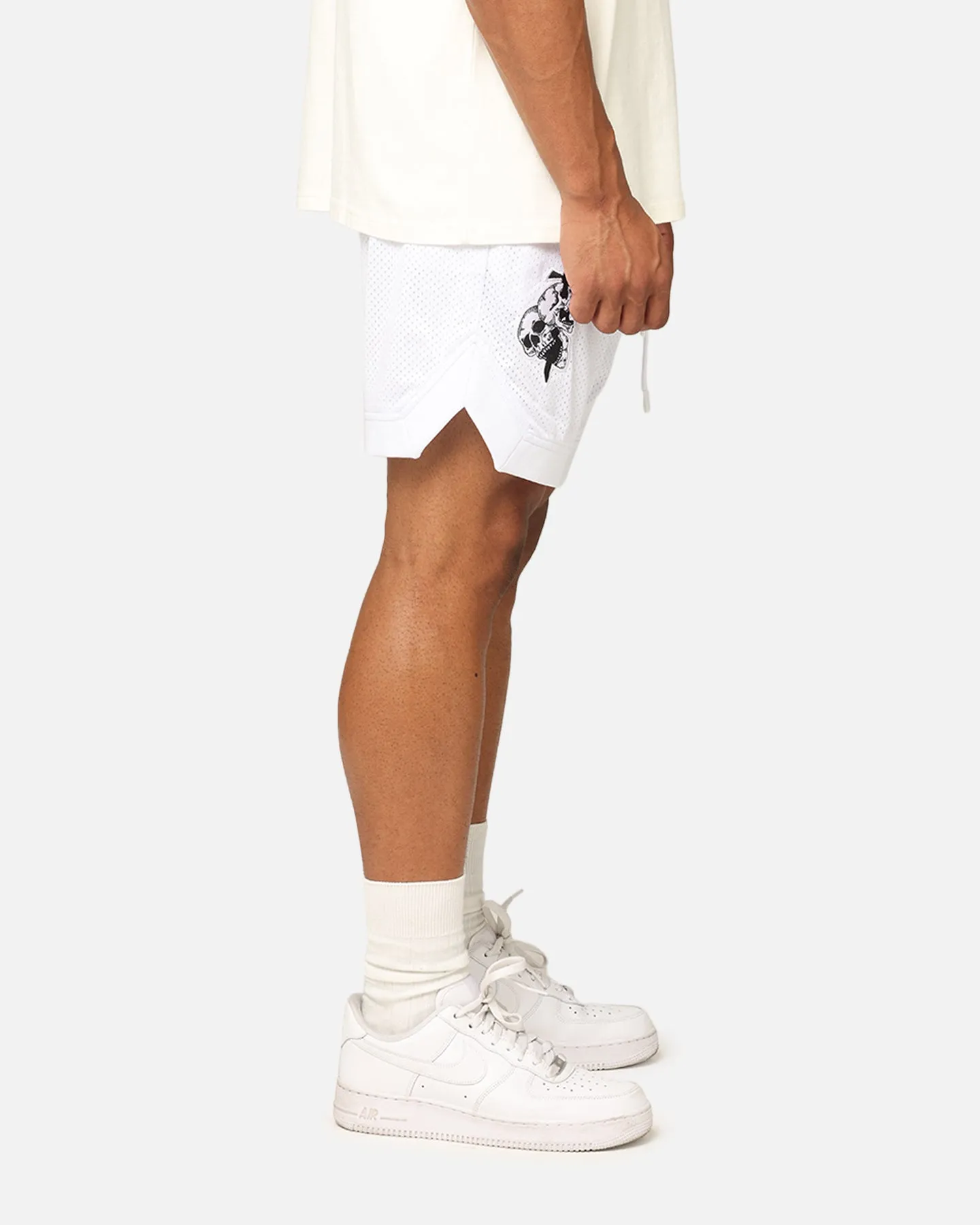Saint Morta La Rambla Basketball Shorts White Bold colors