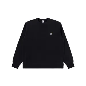 SMALL OG LABEL DECO CREW SWEAT BLACK Comfy Look Urban Bold