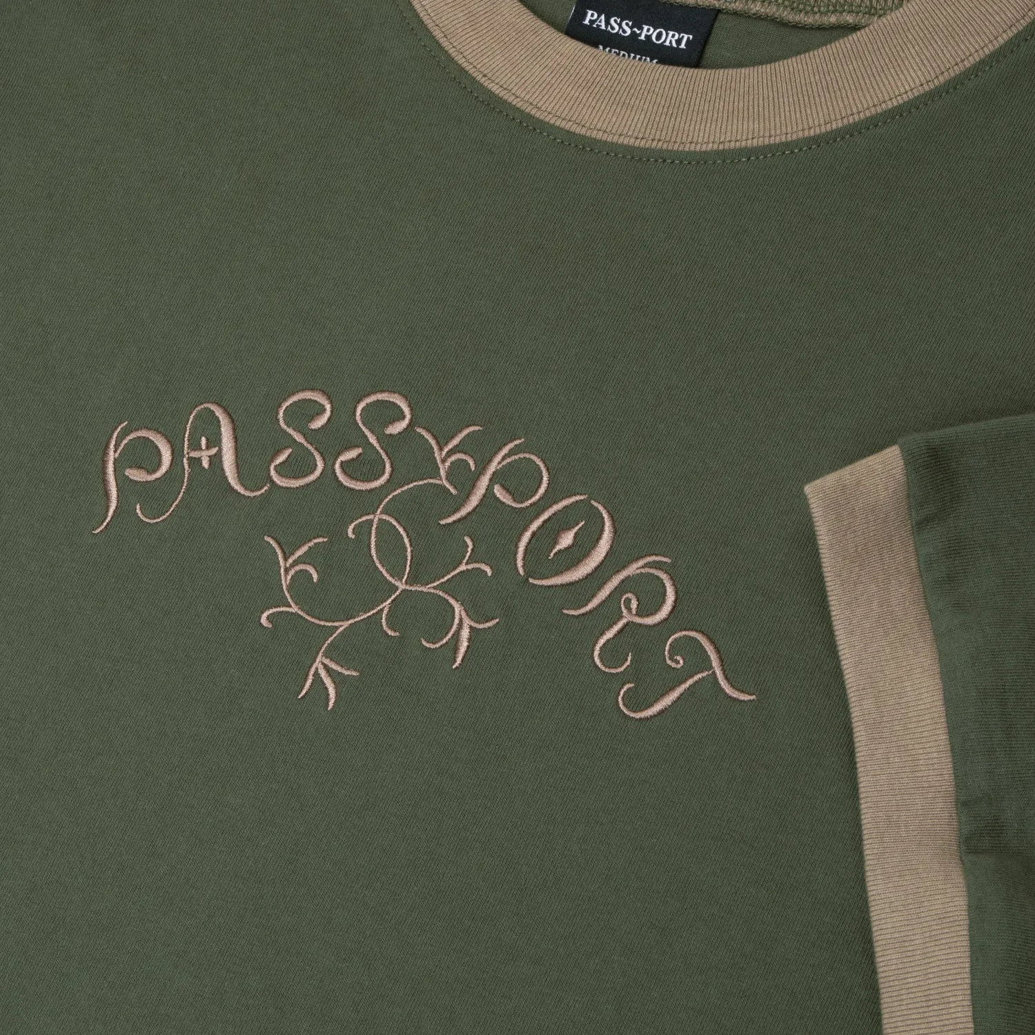 Seasonal Fashion Pass~Port Arthur Ringer Tee - Olive