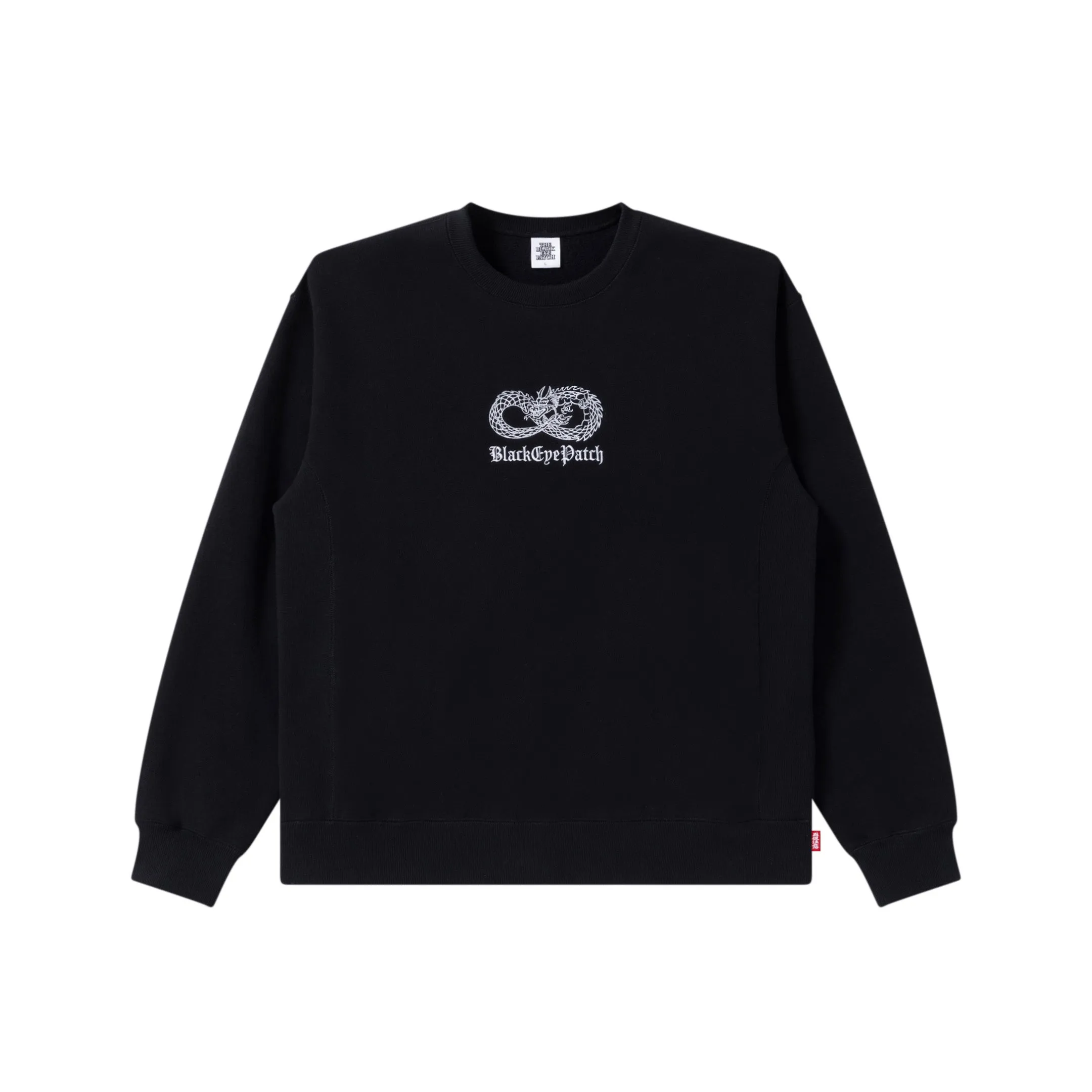 Breathable Layer CHINATOWN STORE CREW SWEAT BLACK