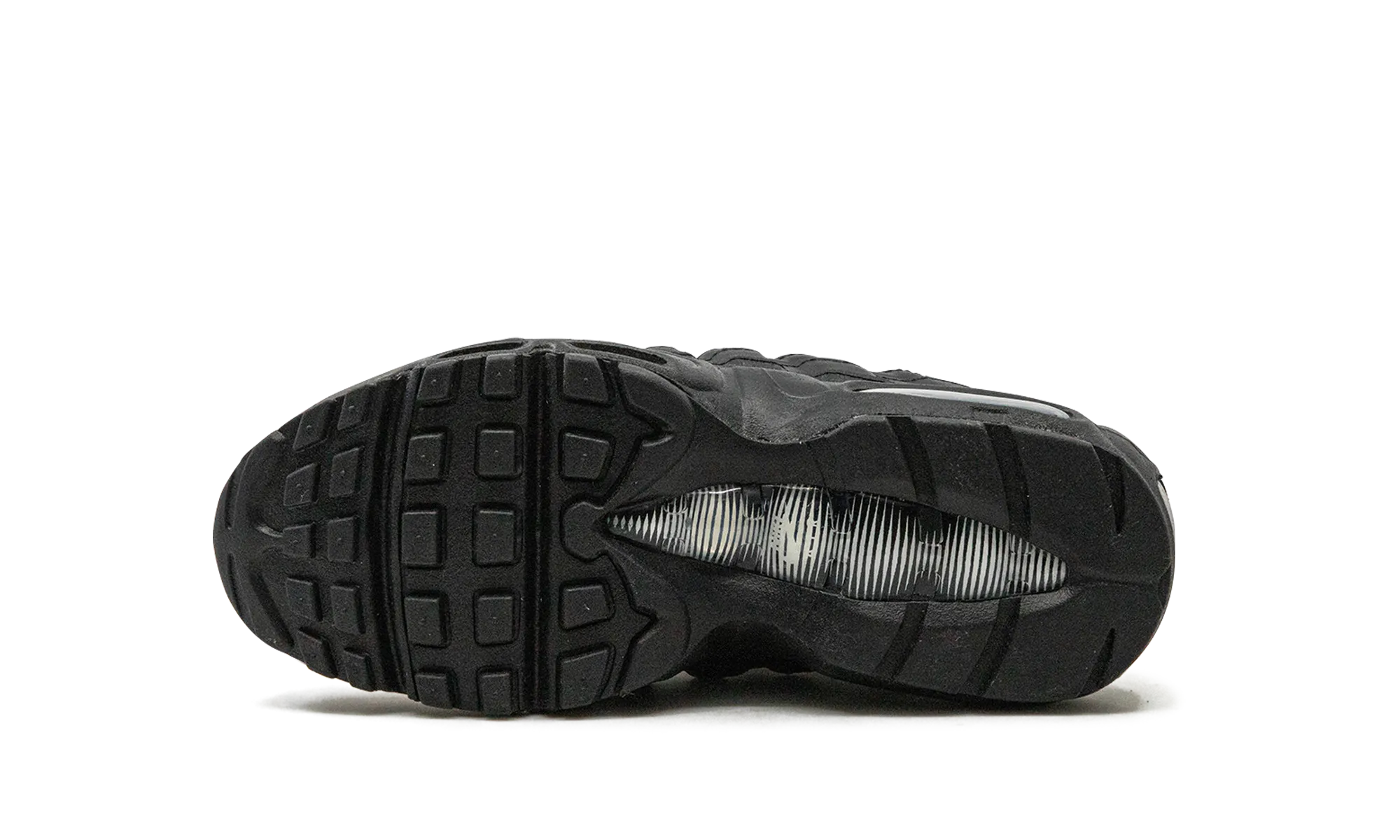 Air Max 95 Recraft GS "Triple Black" Feather Light Urban Stroll
