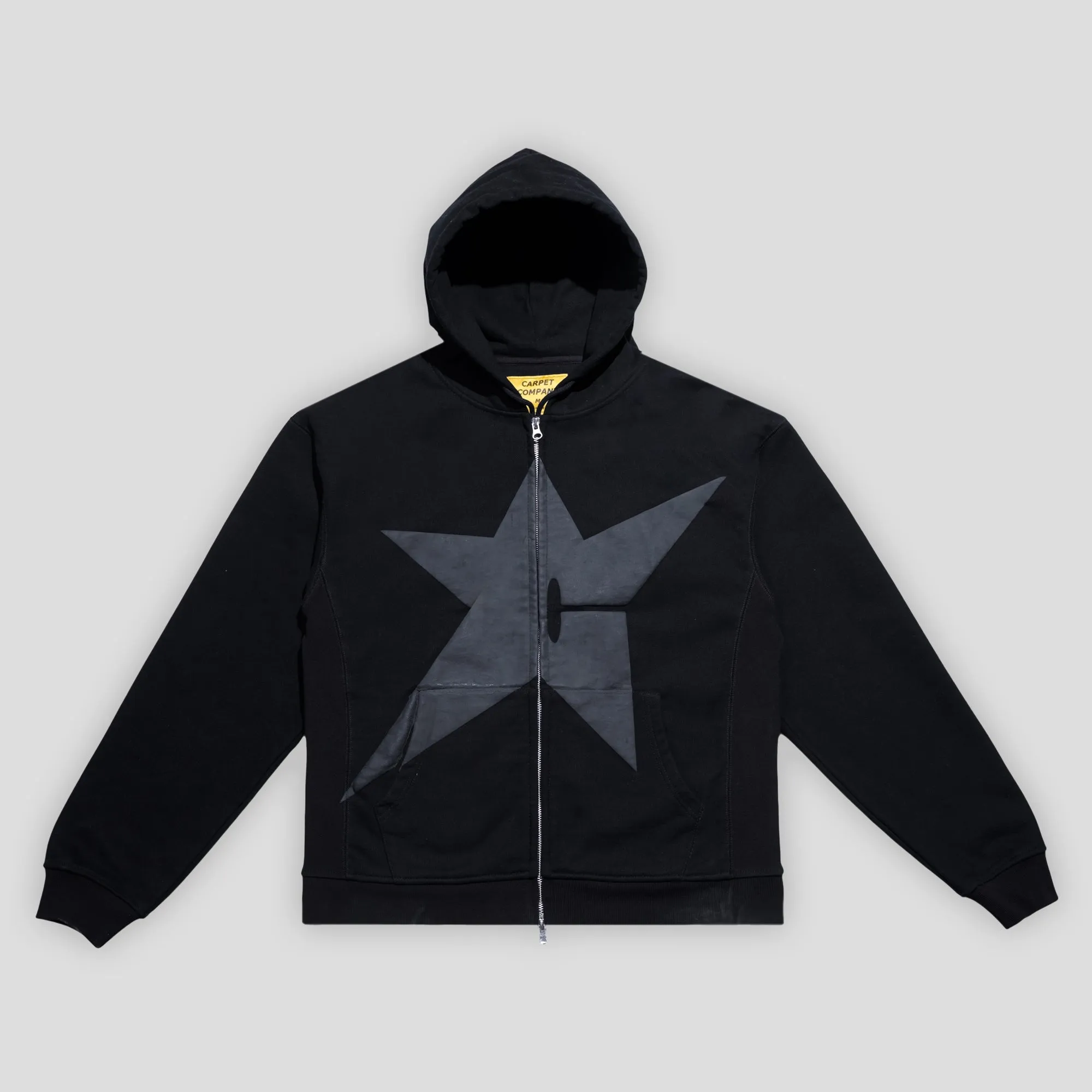 Warm Fit Carpet Company Puff Print Hoodie - Black