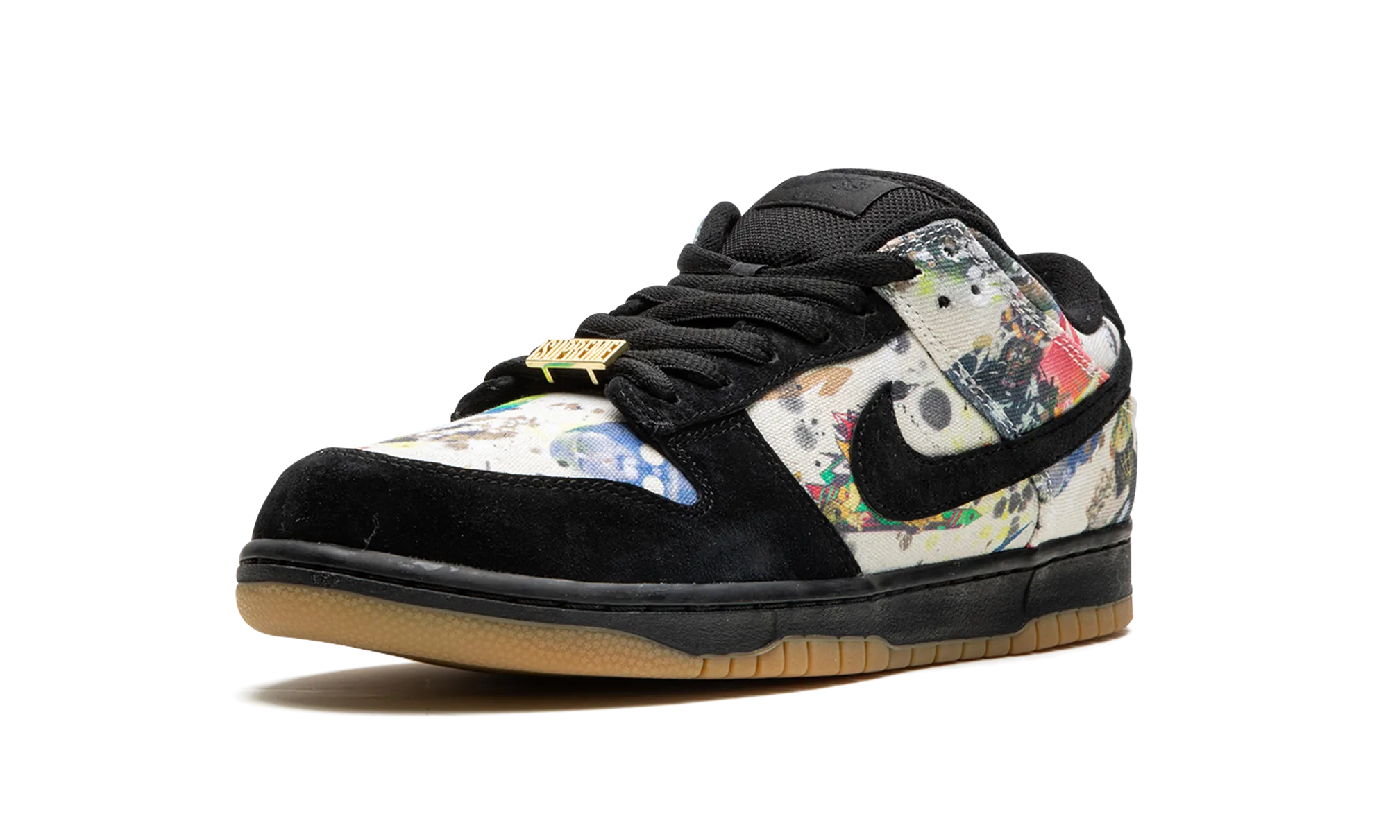 SB Dunk Low "Supreme - Rammellzee" Urban Look Textured Grip