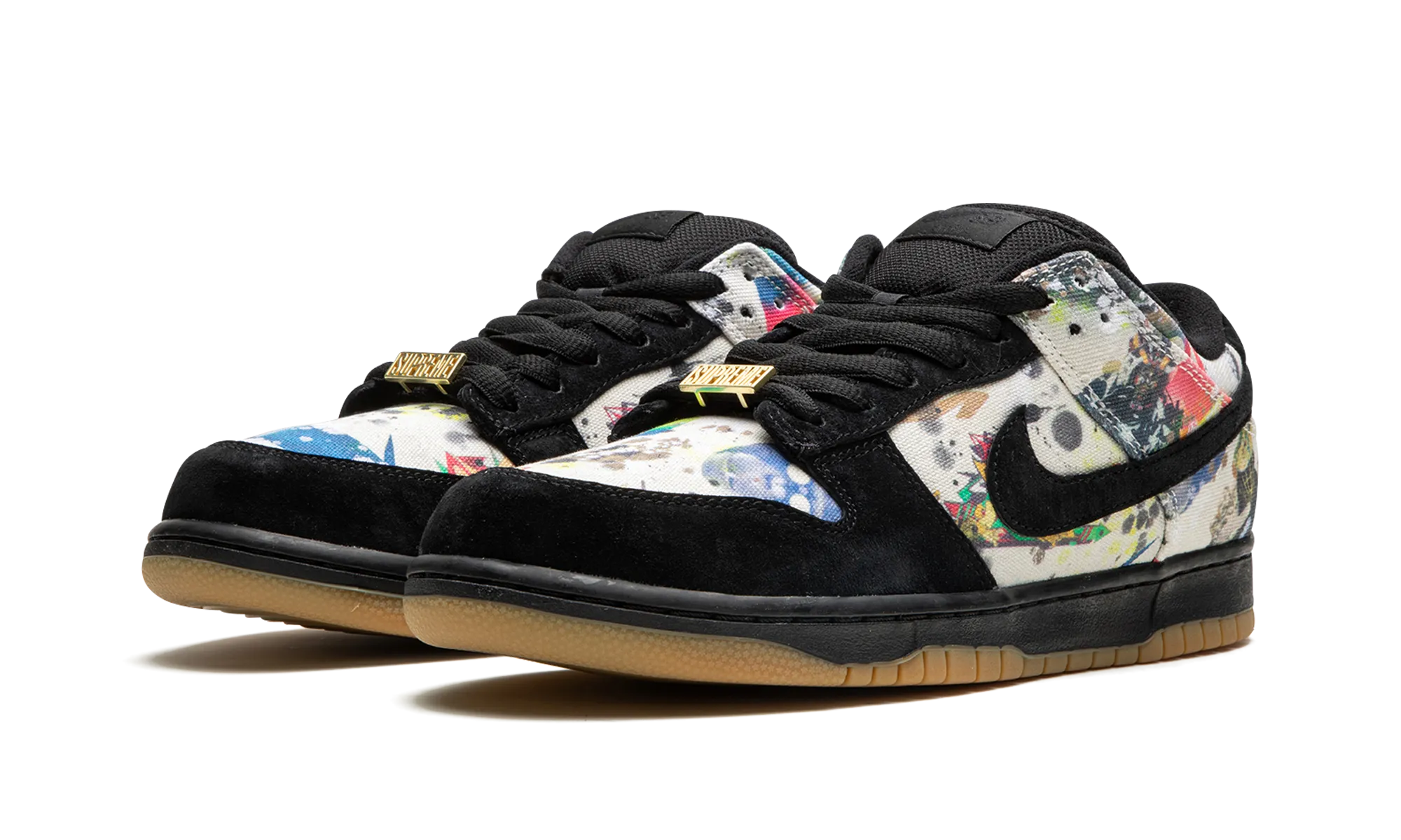 SB Dunk Low "Supreme - Rammellzee" Ankle Strap Foot Control