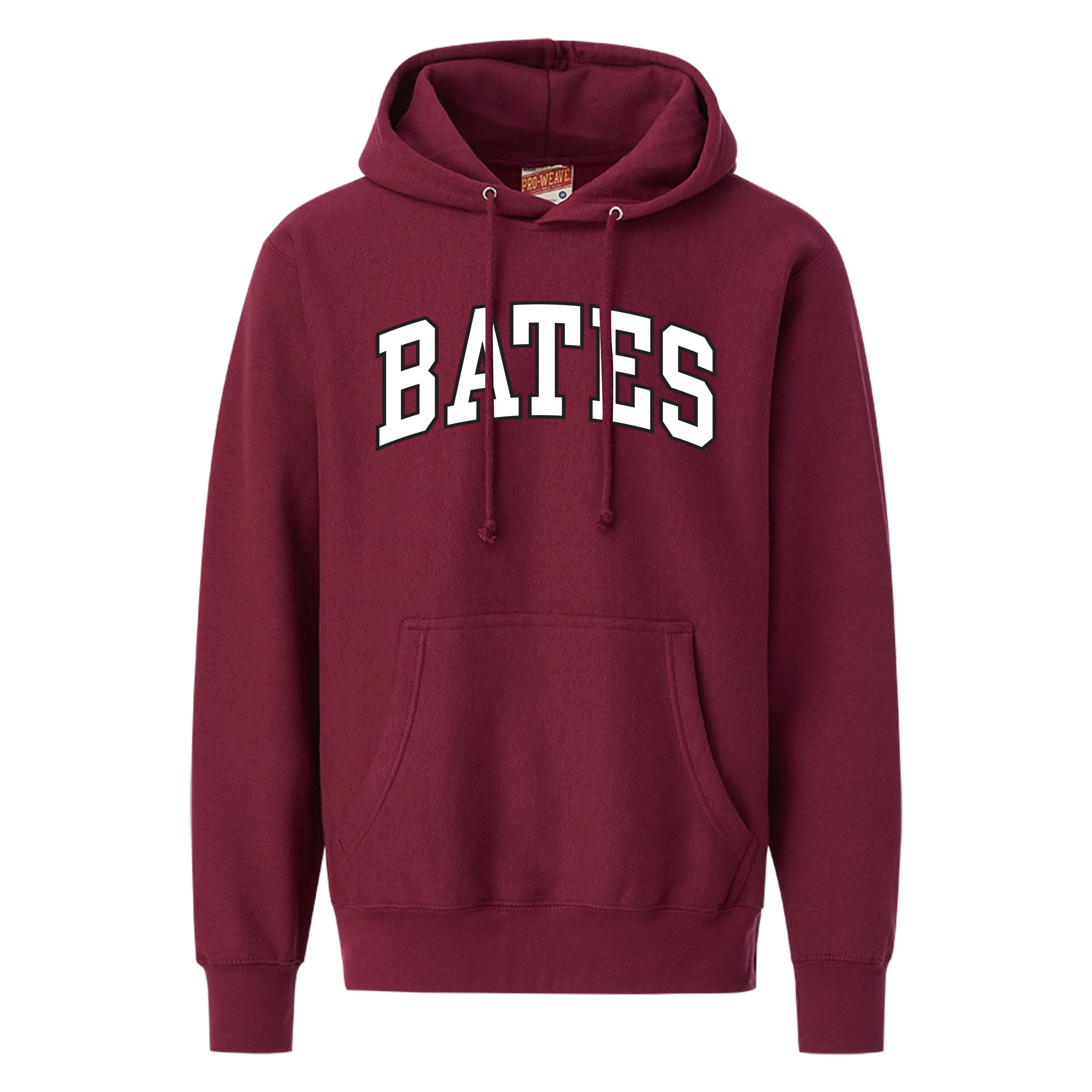 Maroon Arched BATES Pro-Weave Hood from MV Sport Cozy Fleece