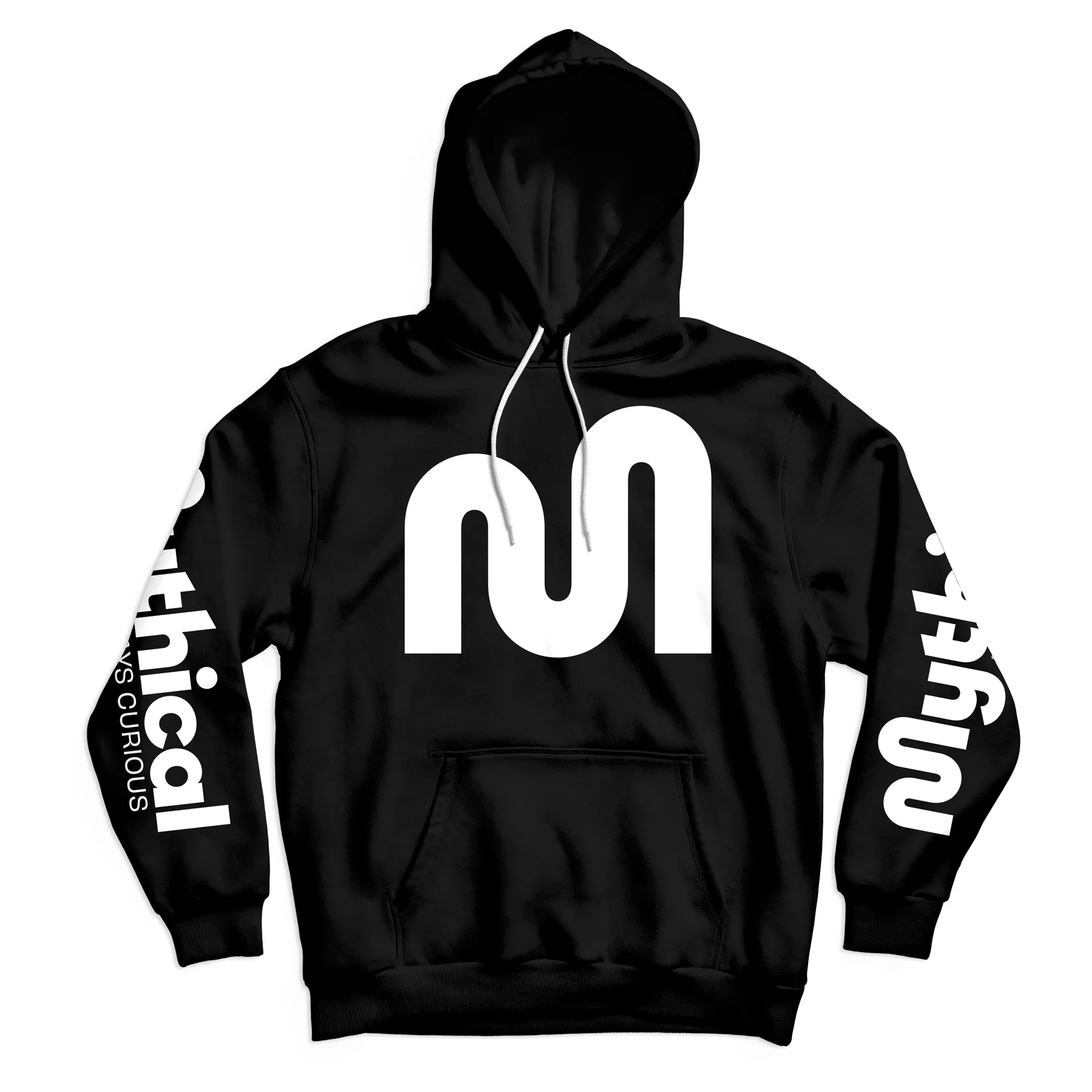Light Warmth Mythical Logo Hoodie (Black)