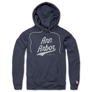 Essential Wear PURE MICHIGAN - ANN ARBOR SCRIPT ALL SEASON HOODIE (UNISEX)