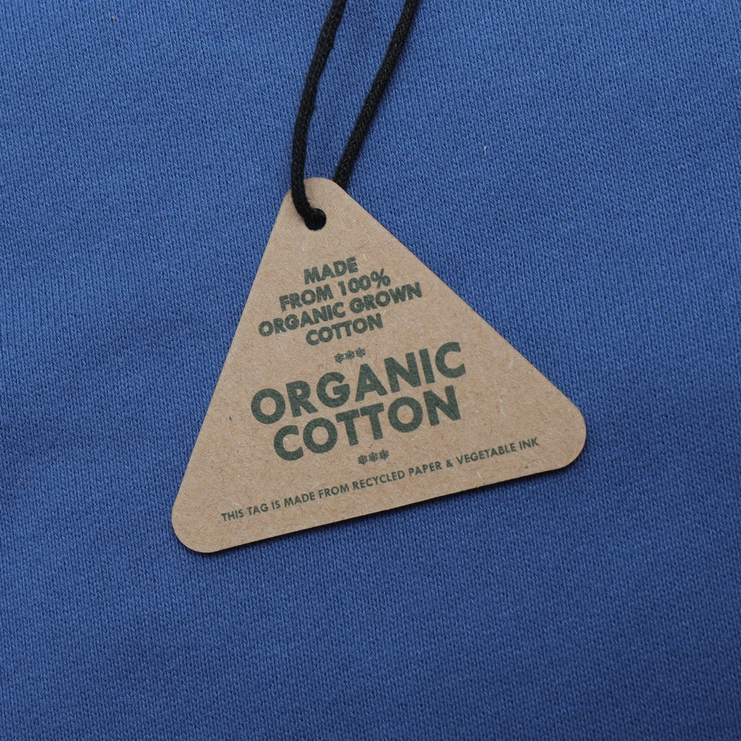 Timeless Sporty Pass~Port Organic Embroidery Hoodie - Royal Blue