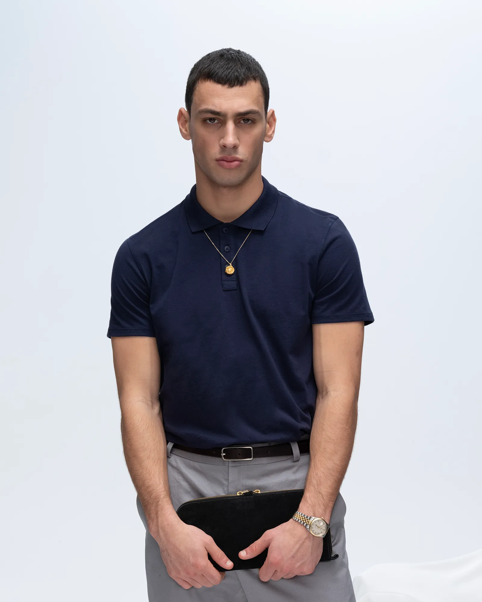Classic Jersey Polo - Midnight Fashion-Forward