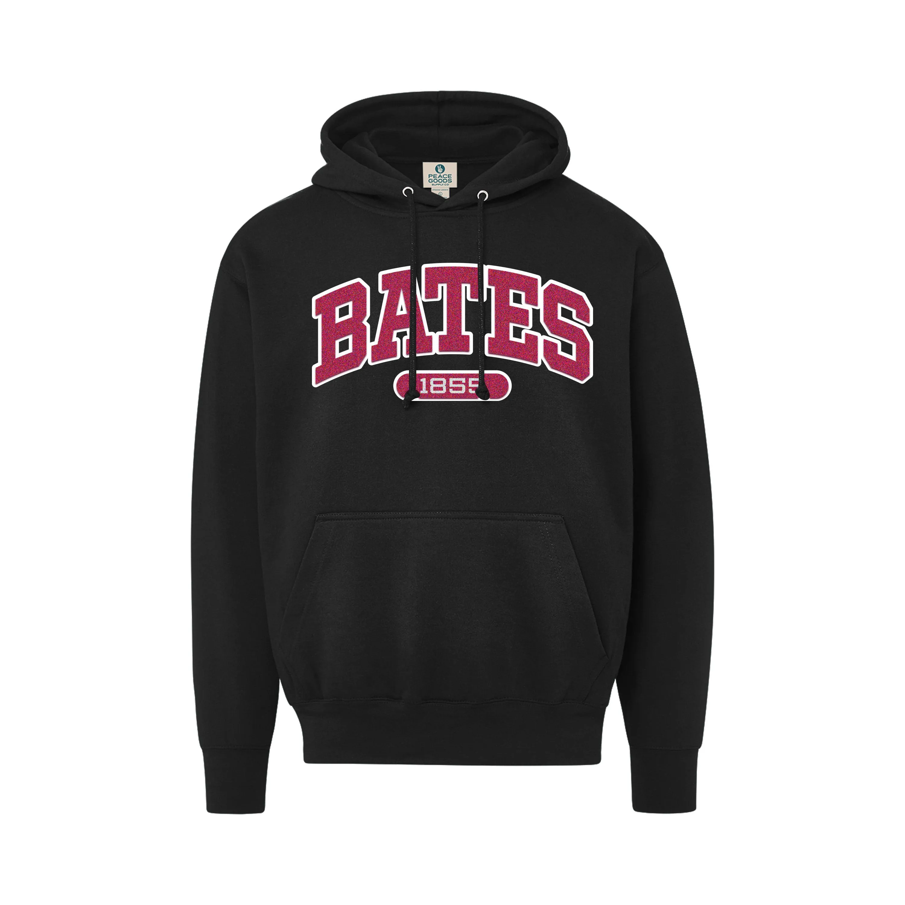 product sustainable future Performance Wear BATES 1855 Applique Hooded Sweatshirt