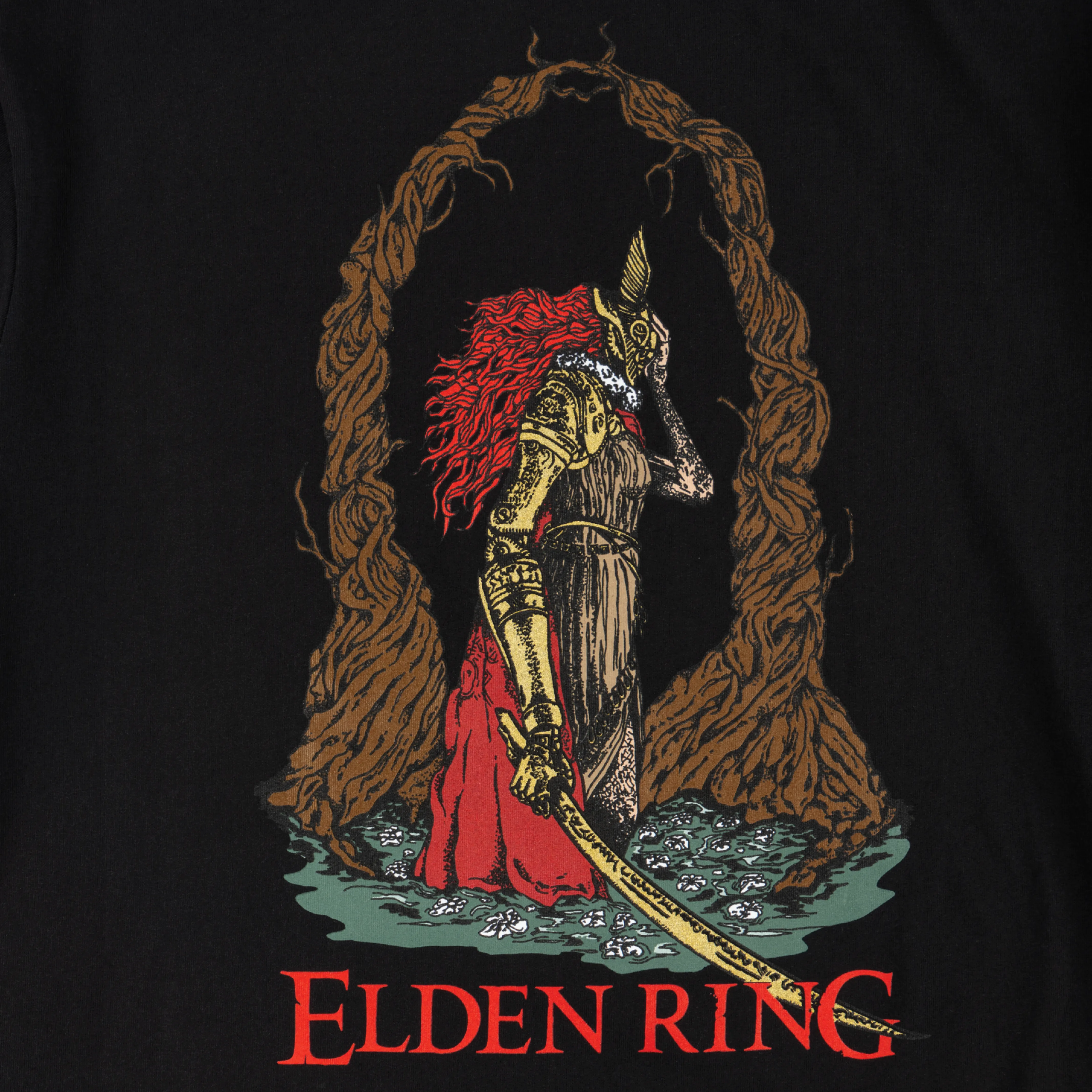 ELDEN RING X WELCOME - Malenia Tee Relaxed Armhole Cut Camping attire